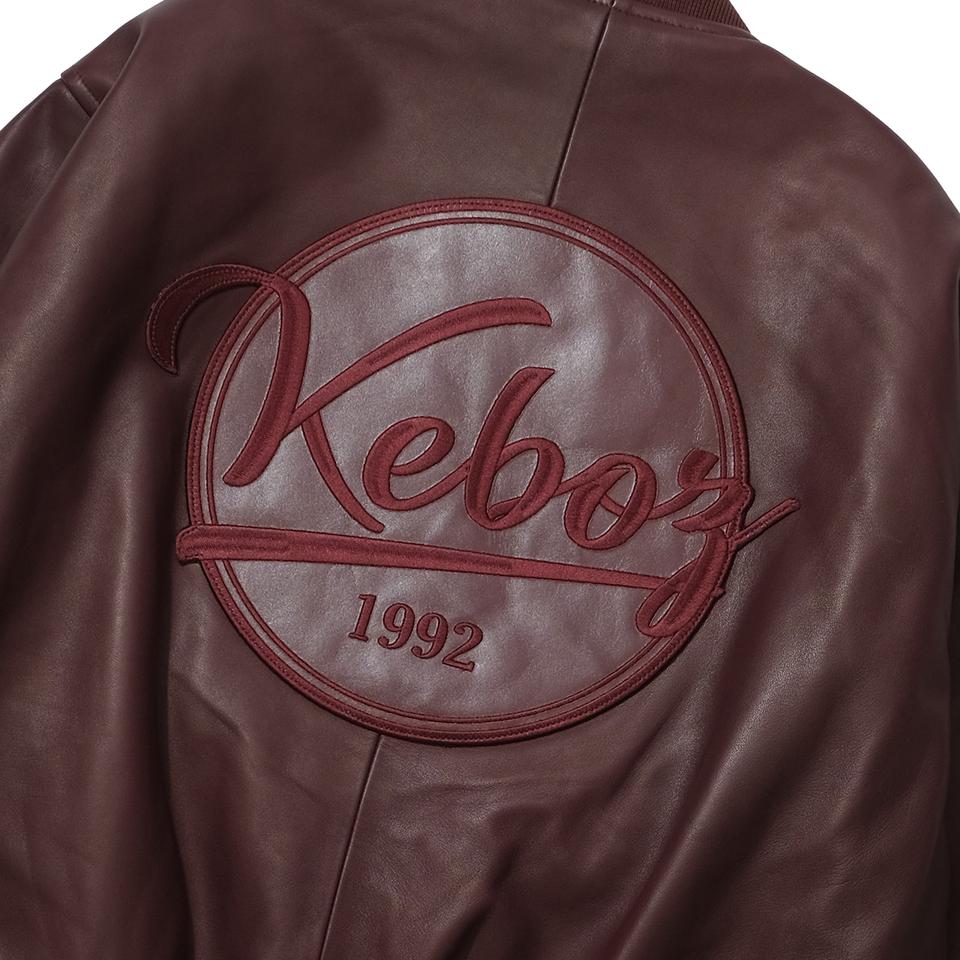 LEATHER VARSITY JACKET