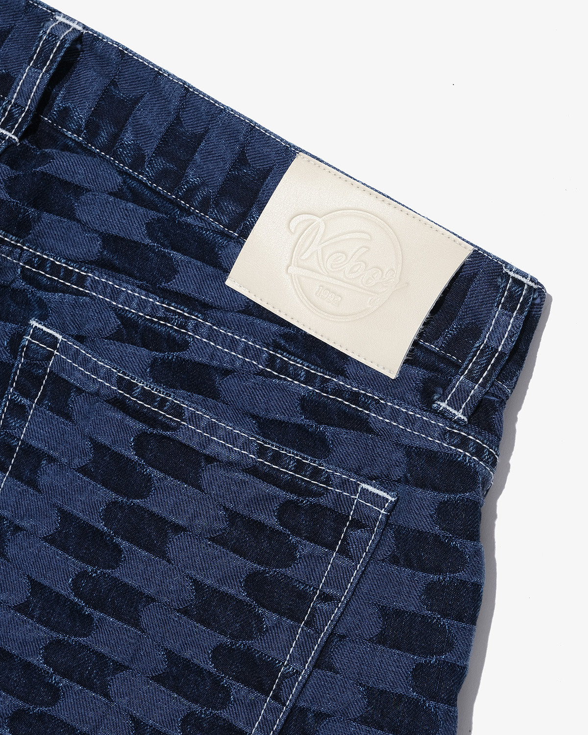 SSK × KEBOZ LOGO DENIM PANTS