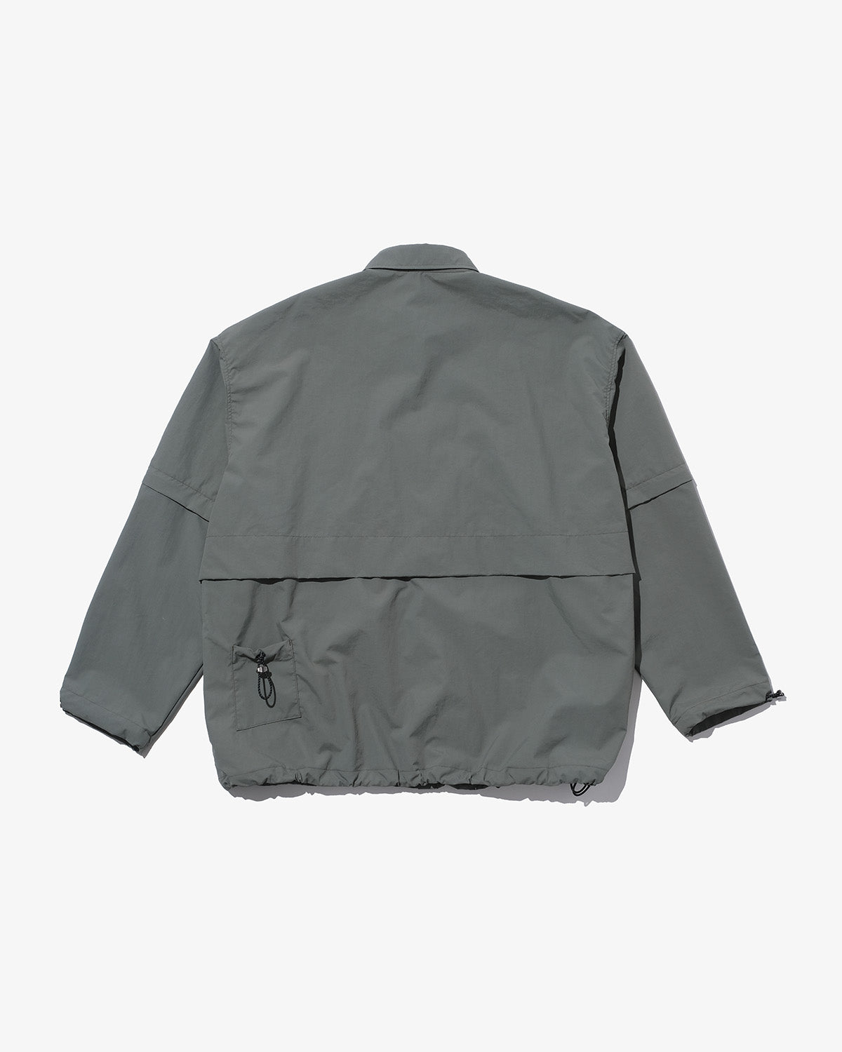 NYLON CONVERTIBLE COACH SHIRT JACKET