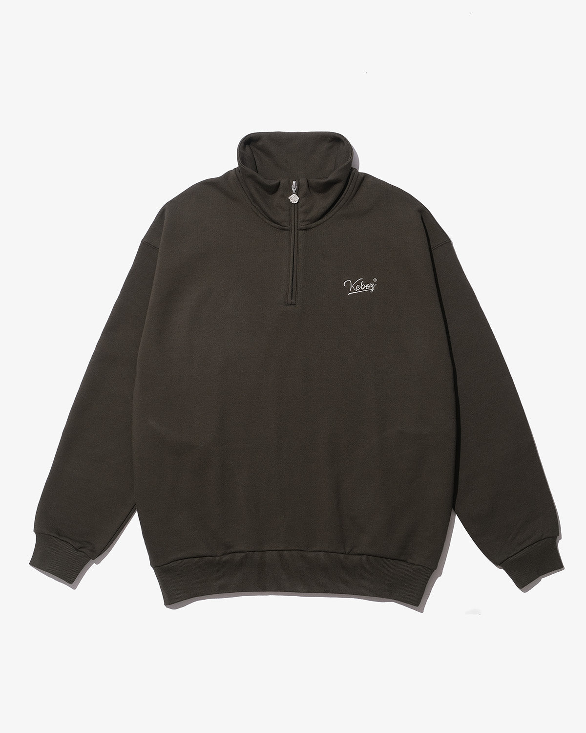 BB LOGO HALF ZIP SWEAT PULLOVER