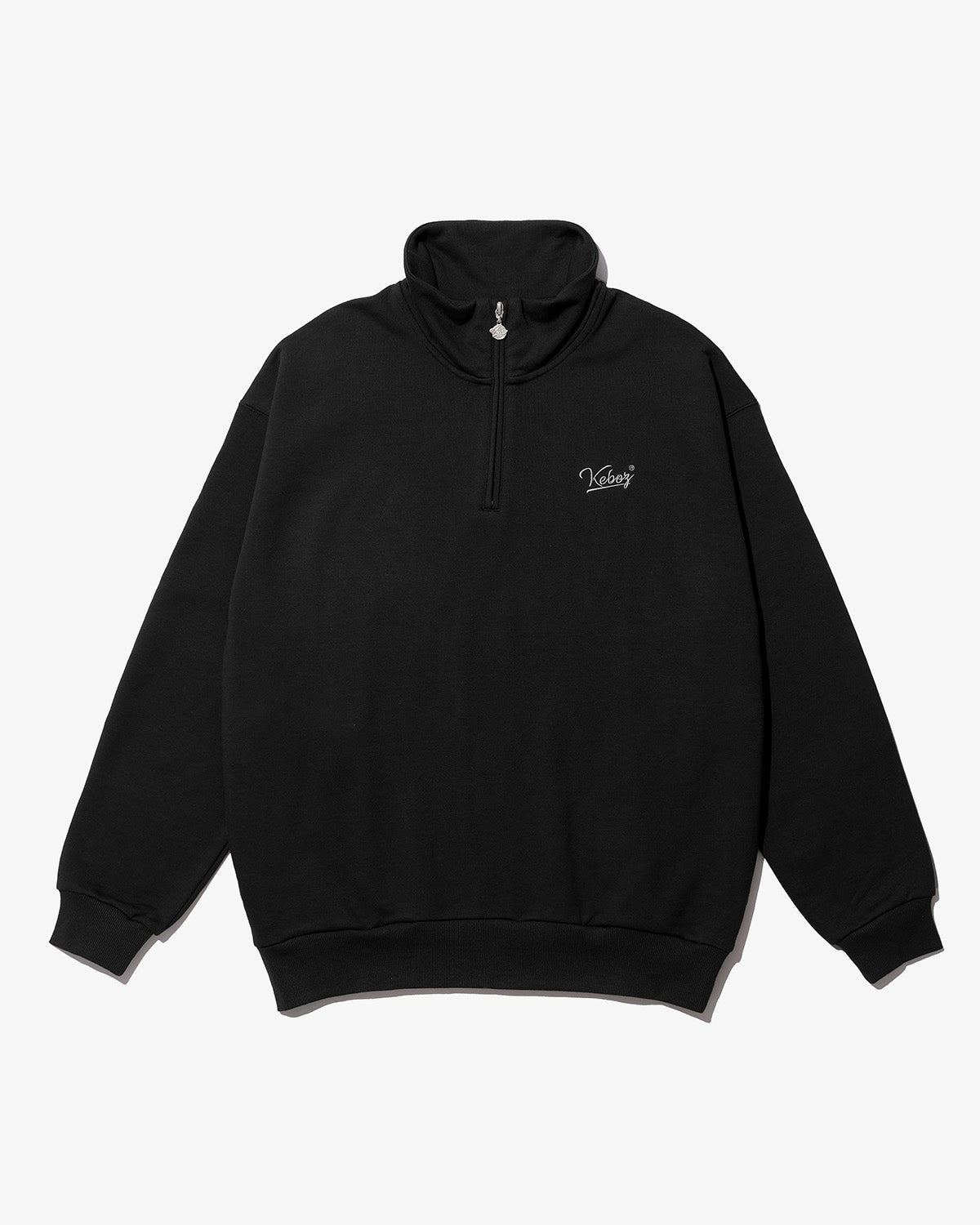 BB LOGO HALF ZIP SWEAT PULLOVER