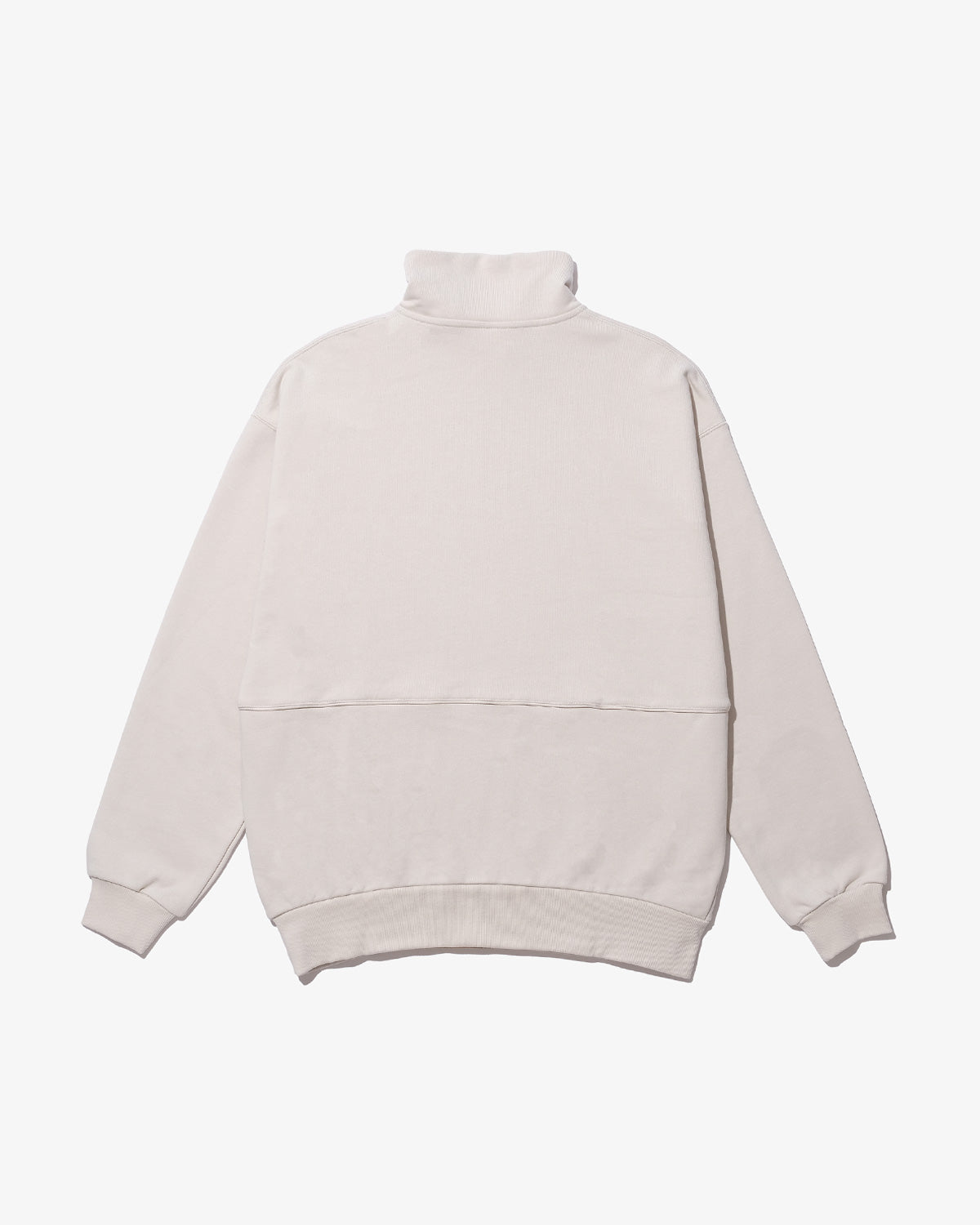 PIPING HALF ZIP SWEAT PULLOVER