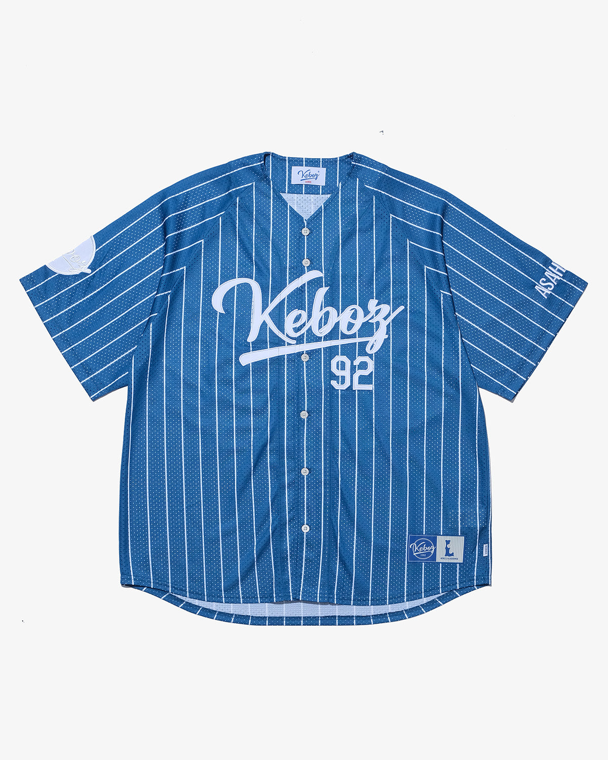 66. MESH STRIPE BASEBALL JERSEY (Shipping date: May) 