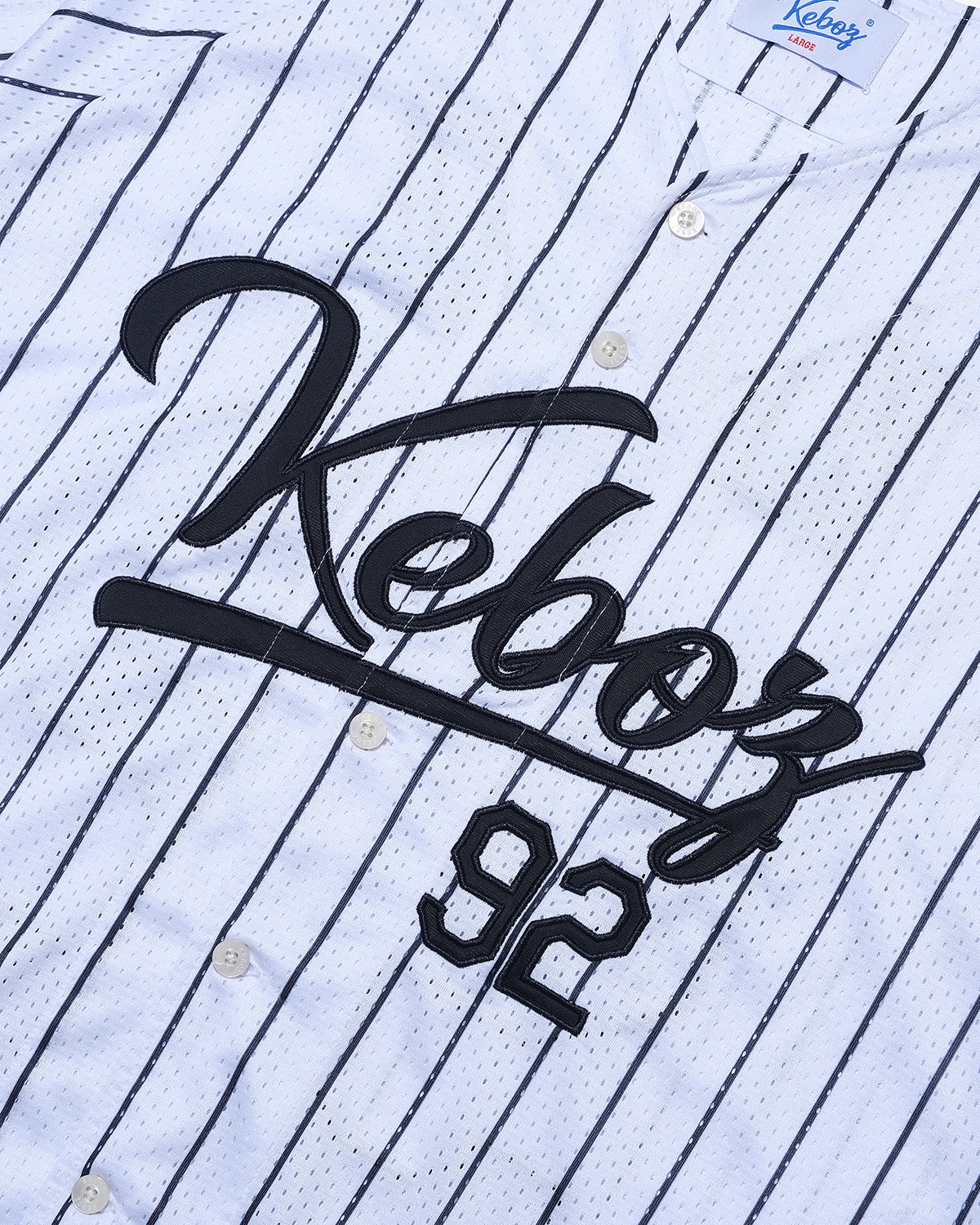 66. MESH STRIPE BASEBALL JERSEY (Shipping date: May) 