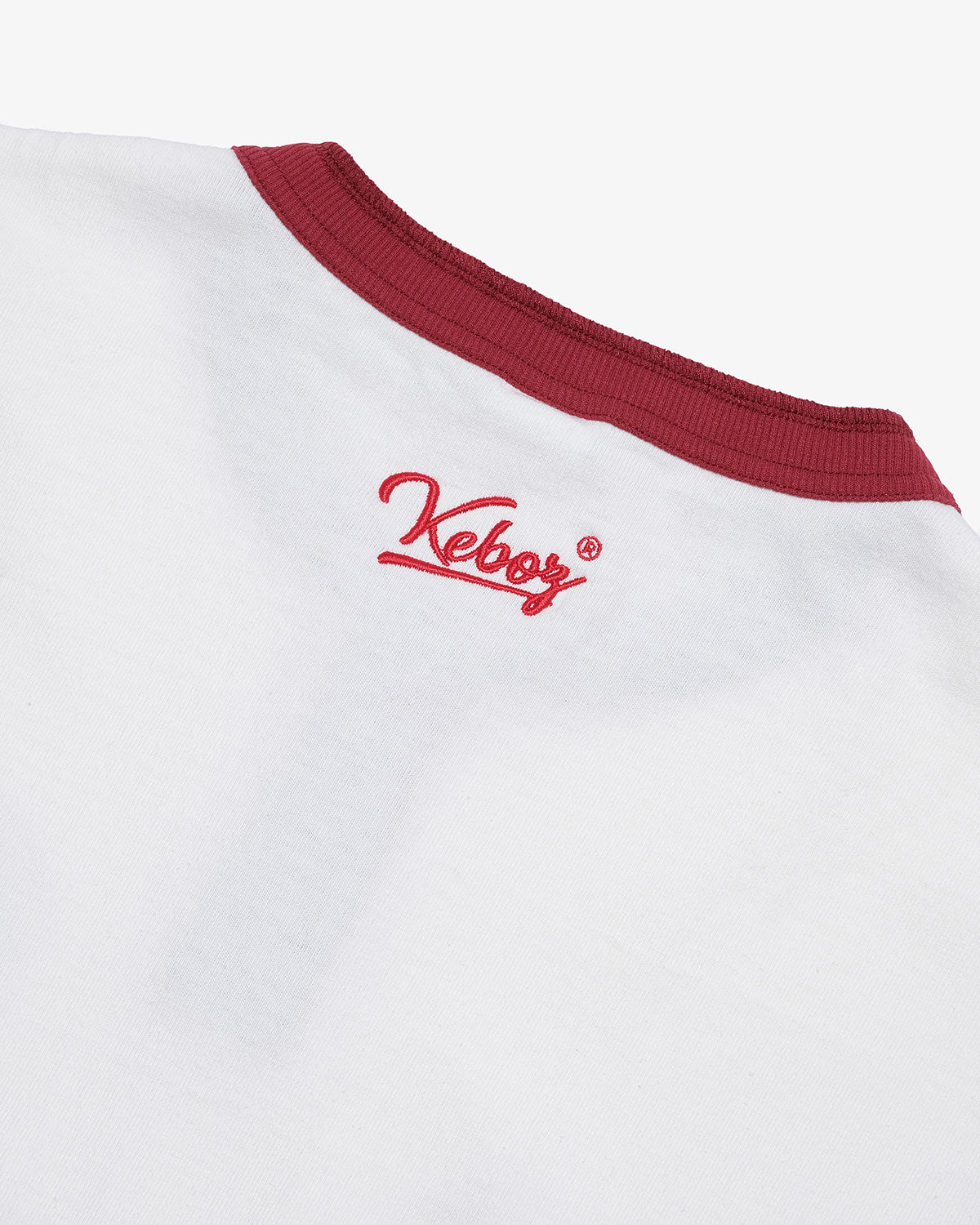 KEBOZ × MLB ST. LOUIS CARDINALS ROUND HEM HENLEY NECK S/S TEE