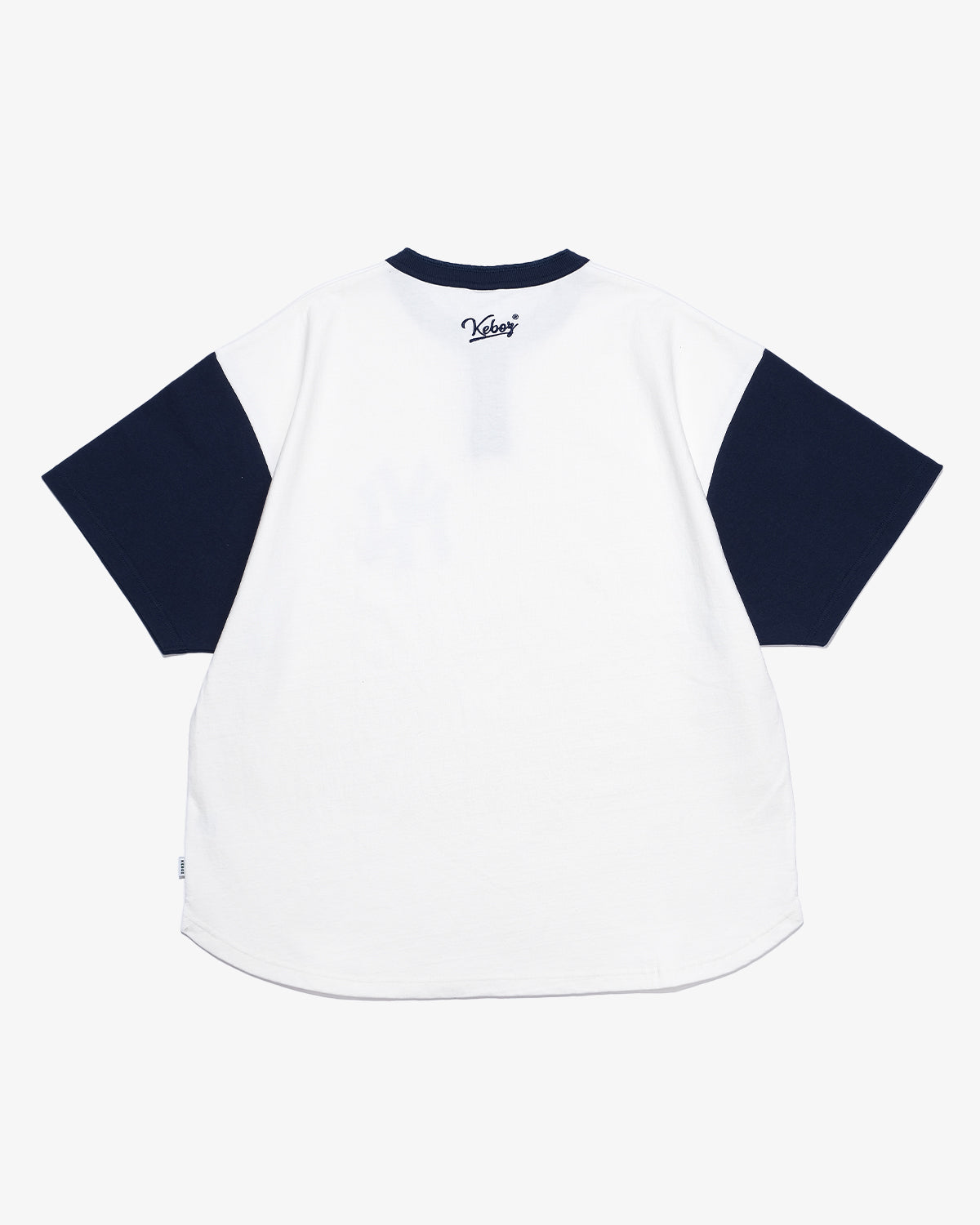 KEBOZ × MLB NEW YORK YANKEES ROUND HEM HENLEY NECK S/S TEE