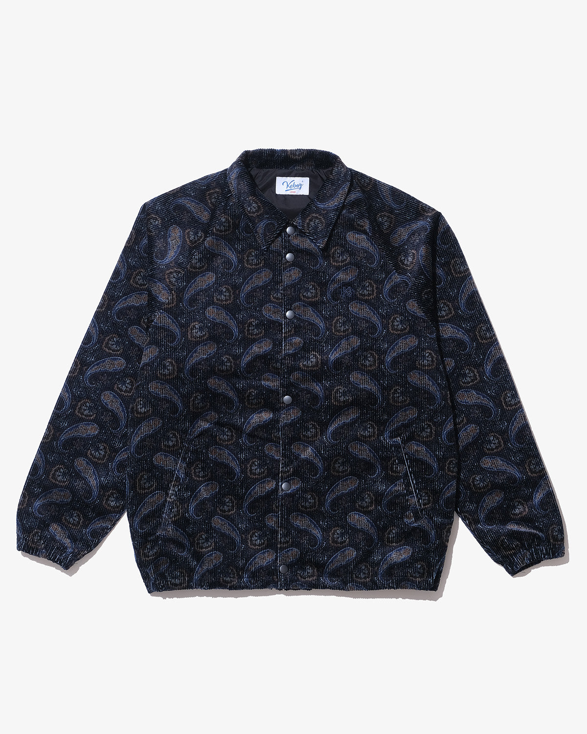 PAISLEY CORDUROY COACH JACKET