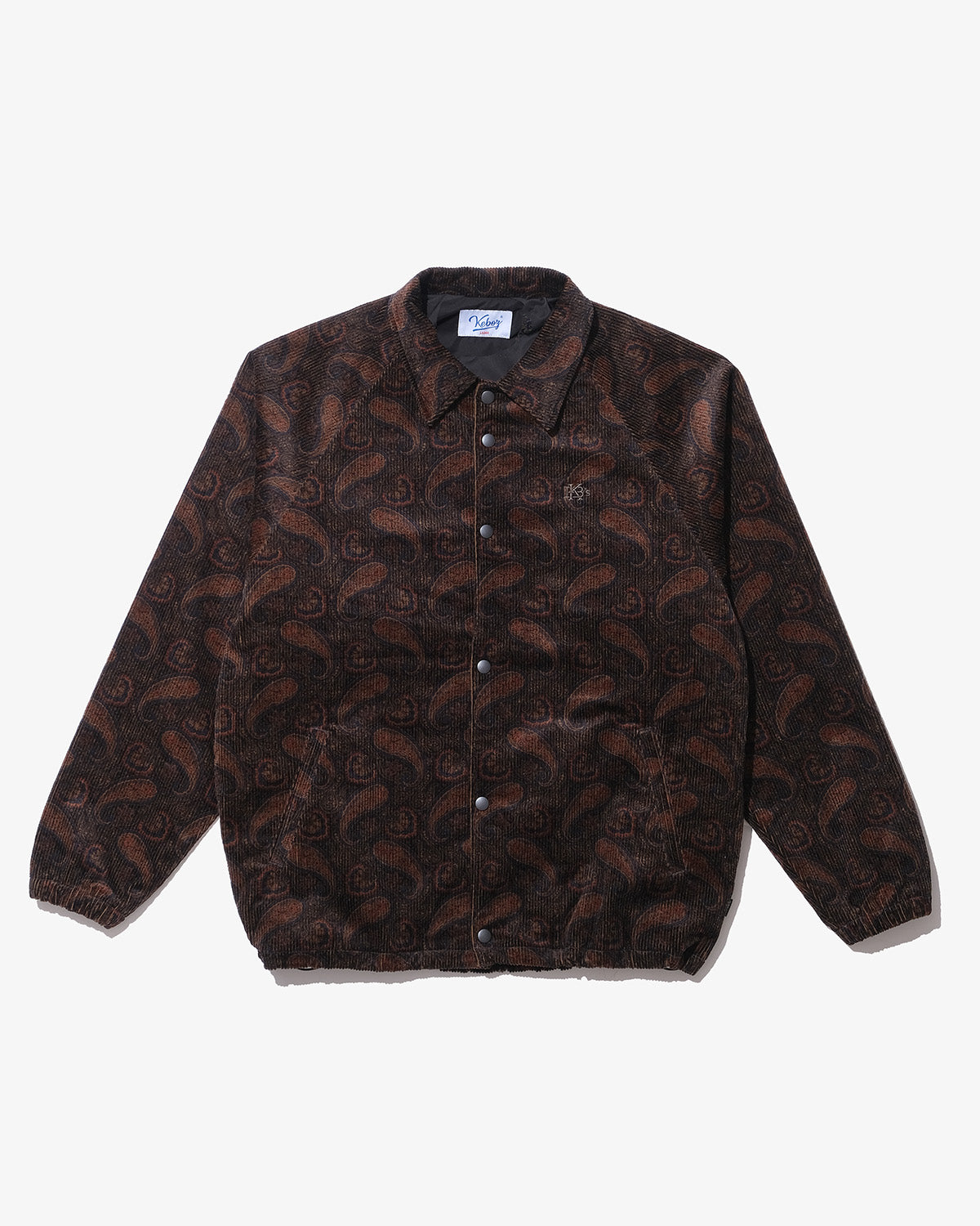 PAISLEY CORDUROY COACH JACKET