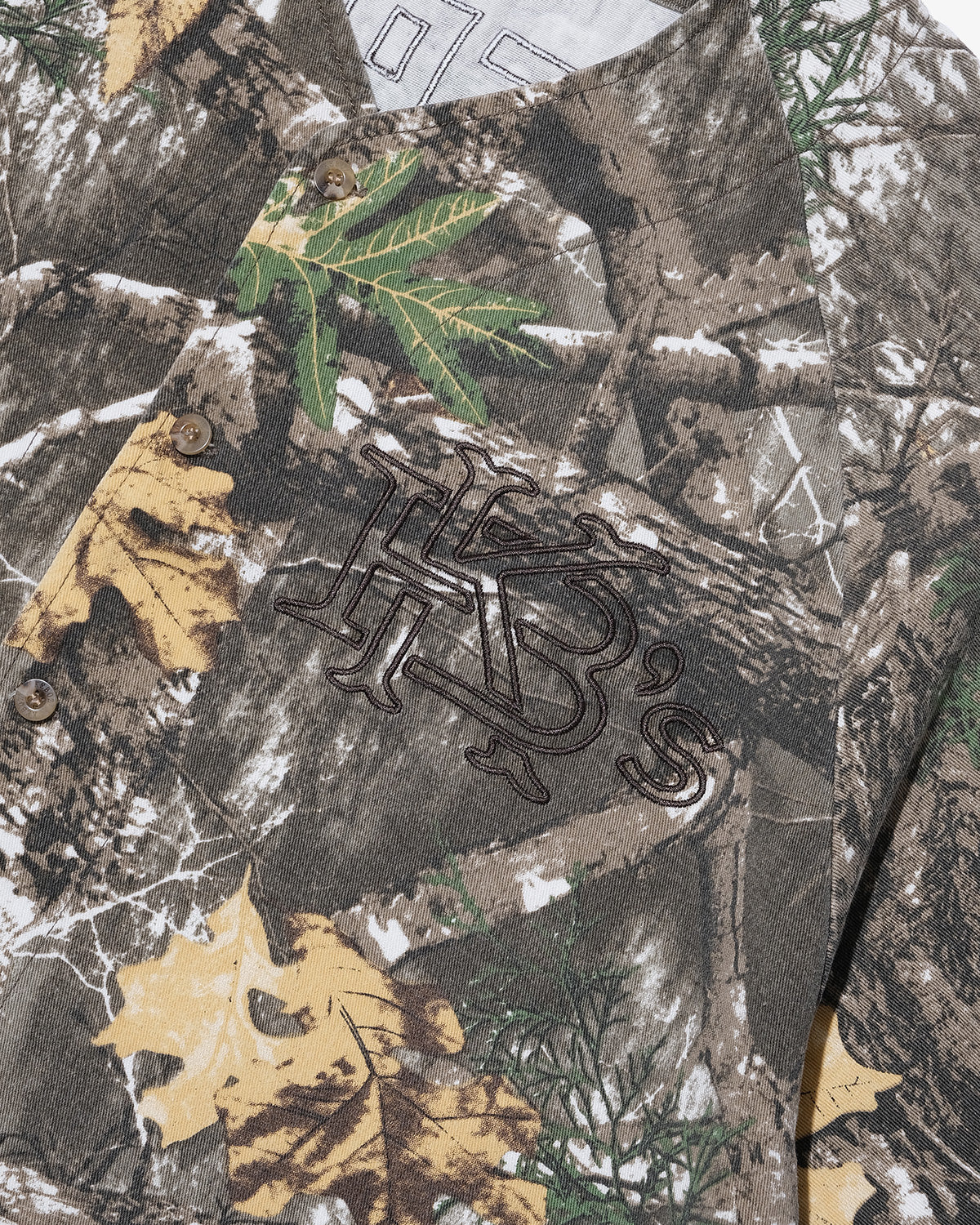 REAL TREE CAMO COTTON BASEBALL JERSEY