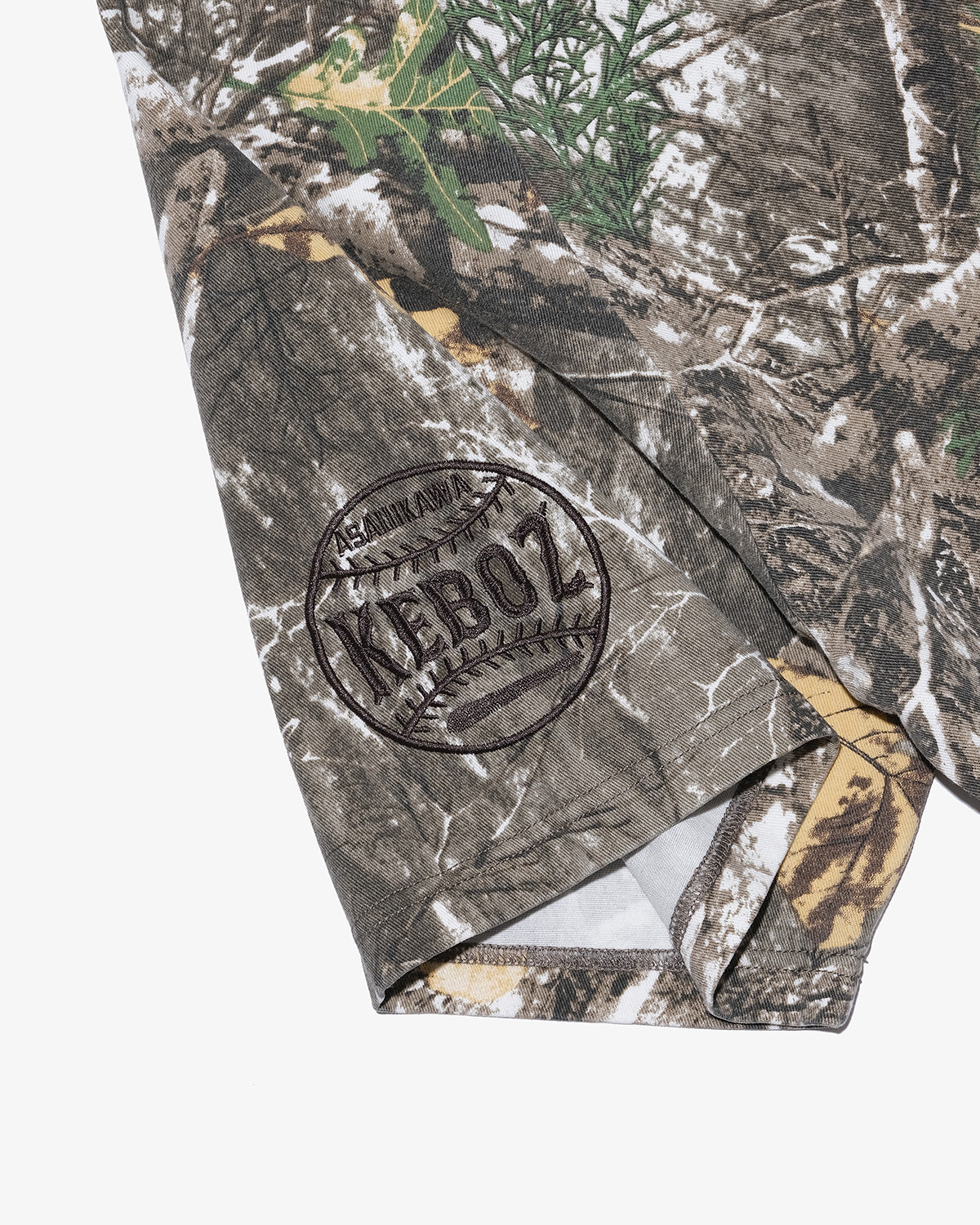 REAL TREE CAMO COTTON BASEBALL JERSEY