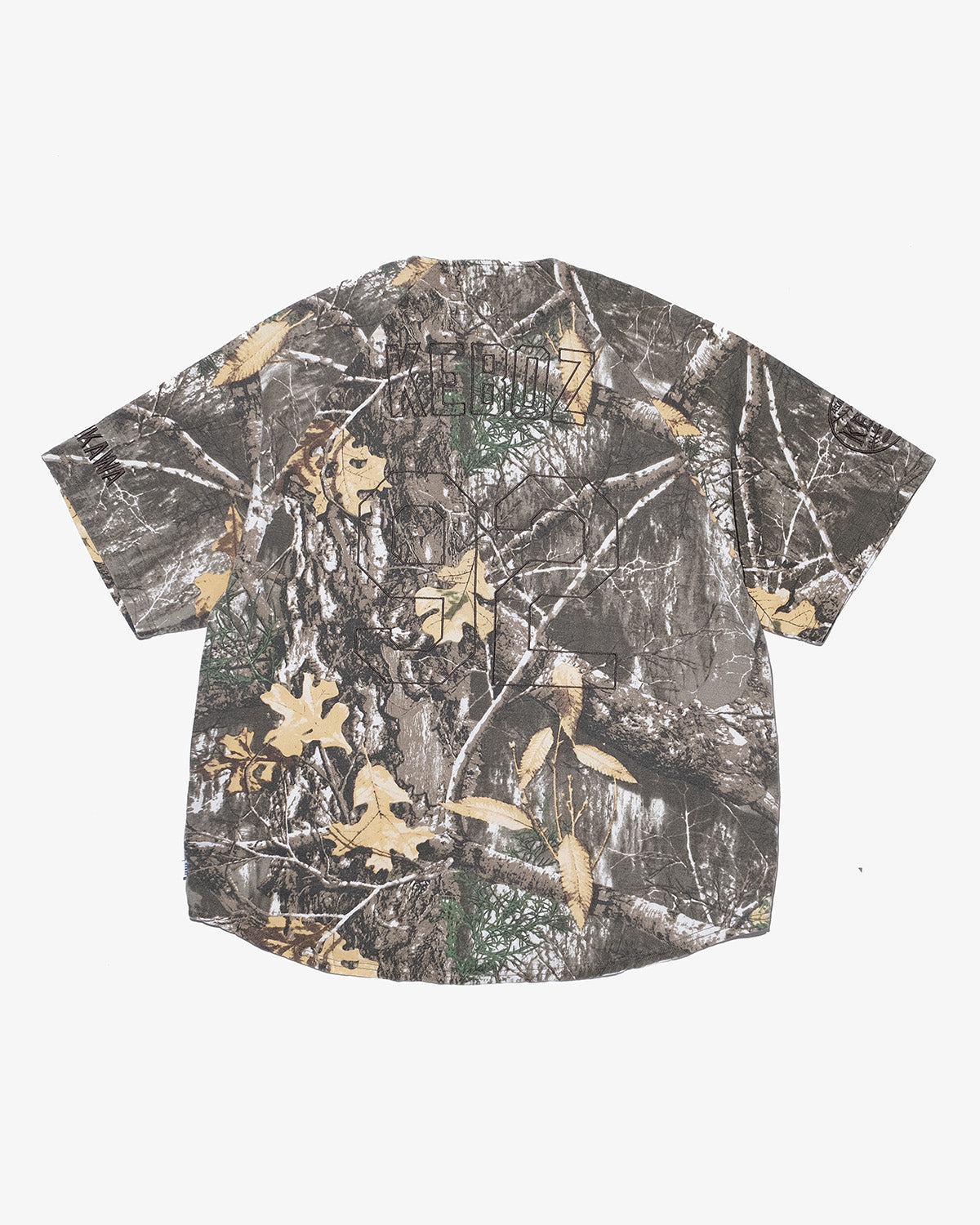 REAL TREE CAMO COTTON BASEBALL JERSEY