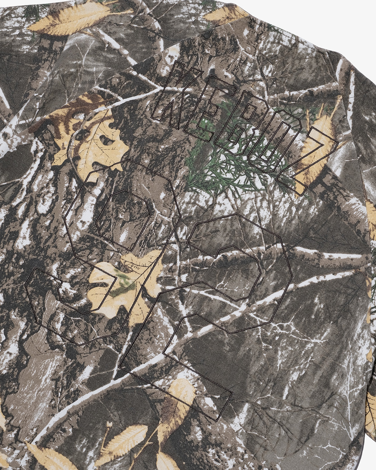 REAL TREE CAMO COTTON BASEBALL JERSEY