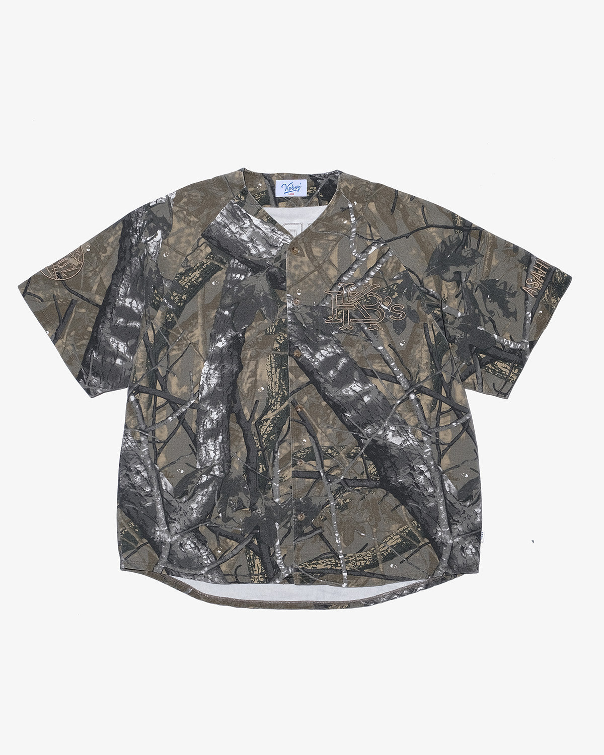 REAL TREE CAMO COTTON BASEBALL JERSEY