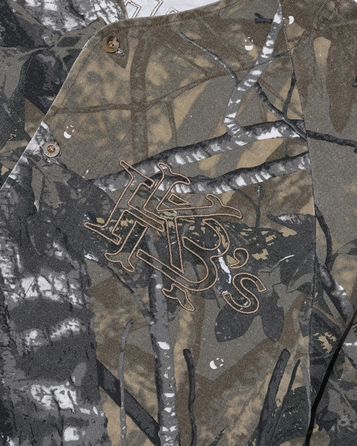 REAL TREE CAMO COTTON BASEBALL JERSEY