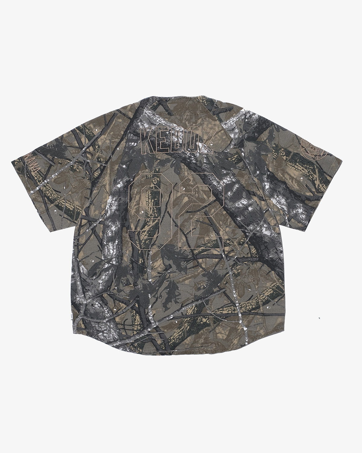 REAL TREE CAMO COTTON BASEBALL JERSEY