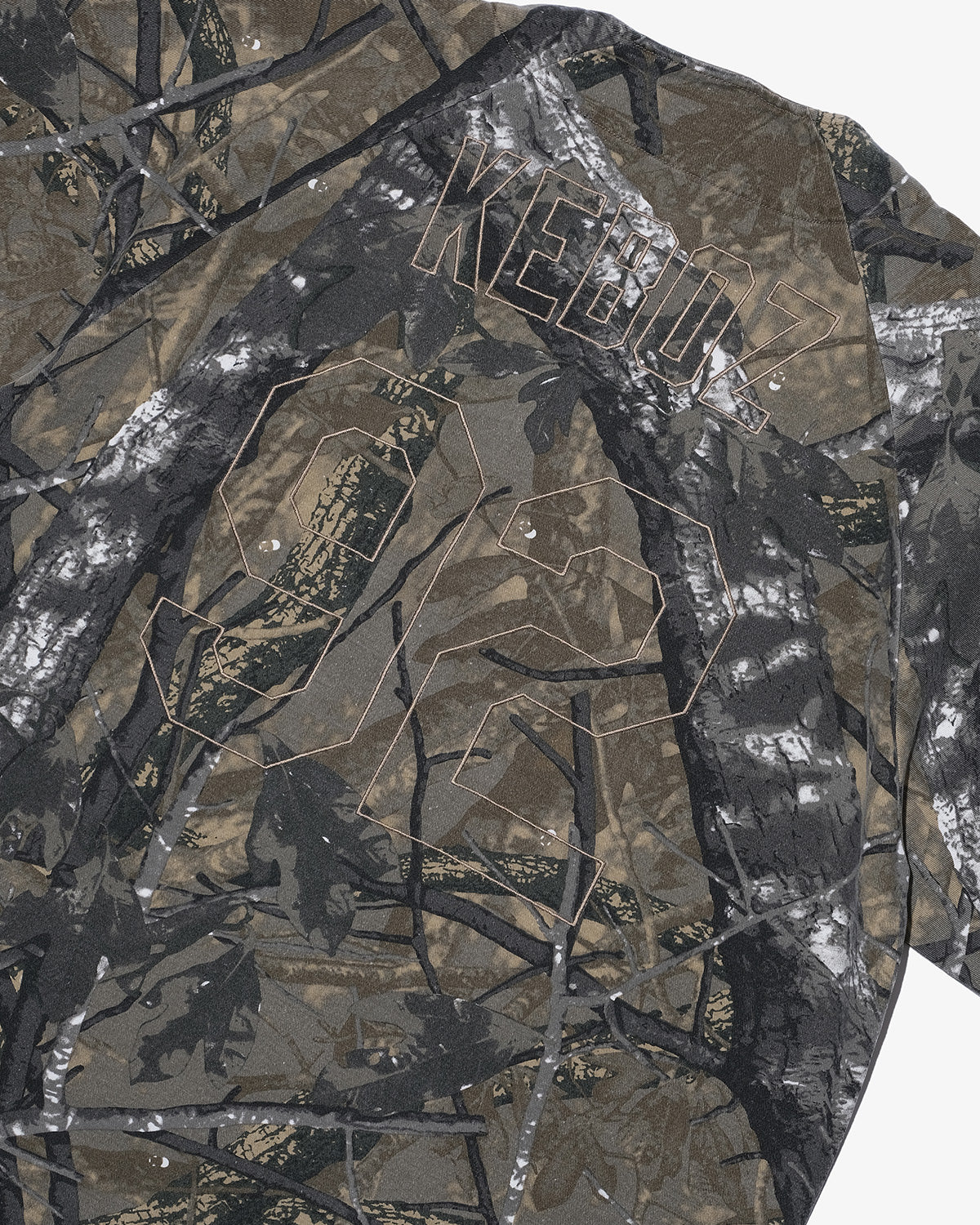 REAL TREE CAMO COTTON BASEBALL JERSEY