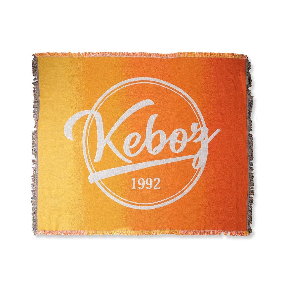 LARGE keboz 容易い BB LOGO BLANKET