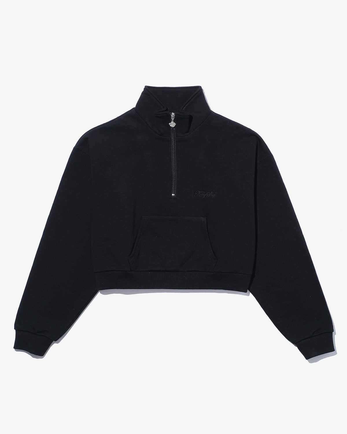 DAC HALF ZIP CROPPED SWEAT