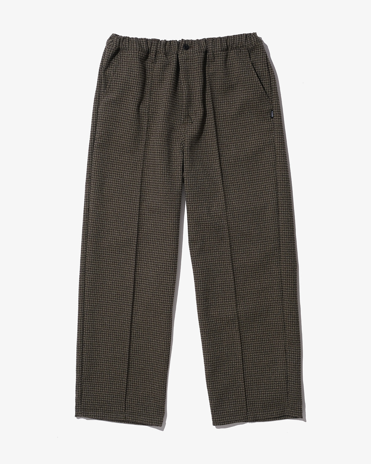 TECH TWEED PIN TUCK PANTS