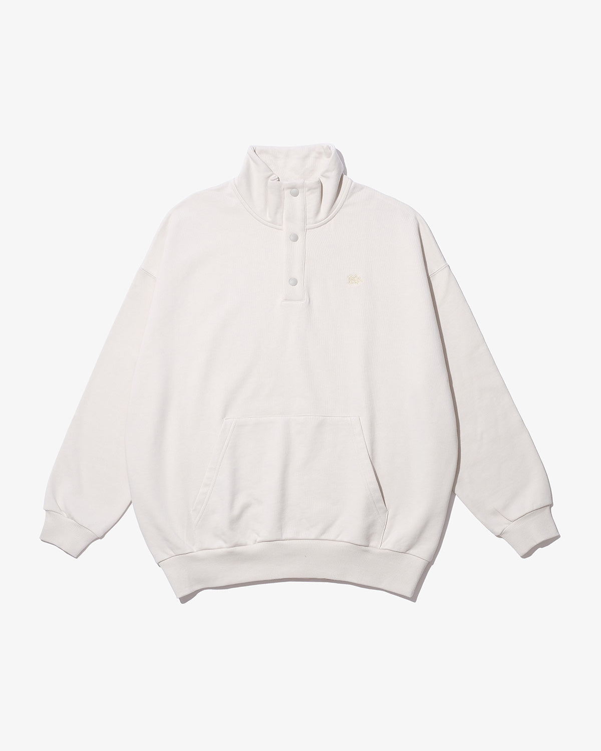 SMALL EFG SNAP BUTTON SWEAT PULLOVER