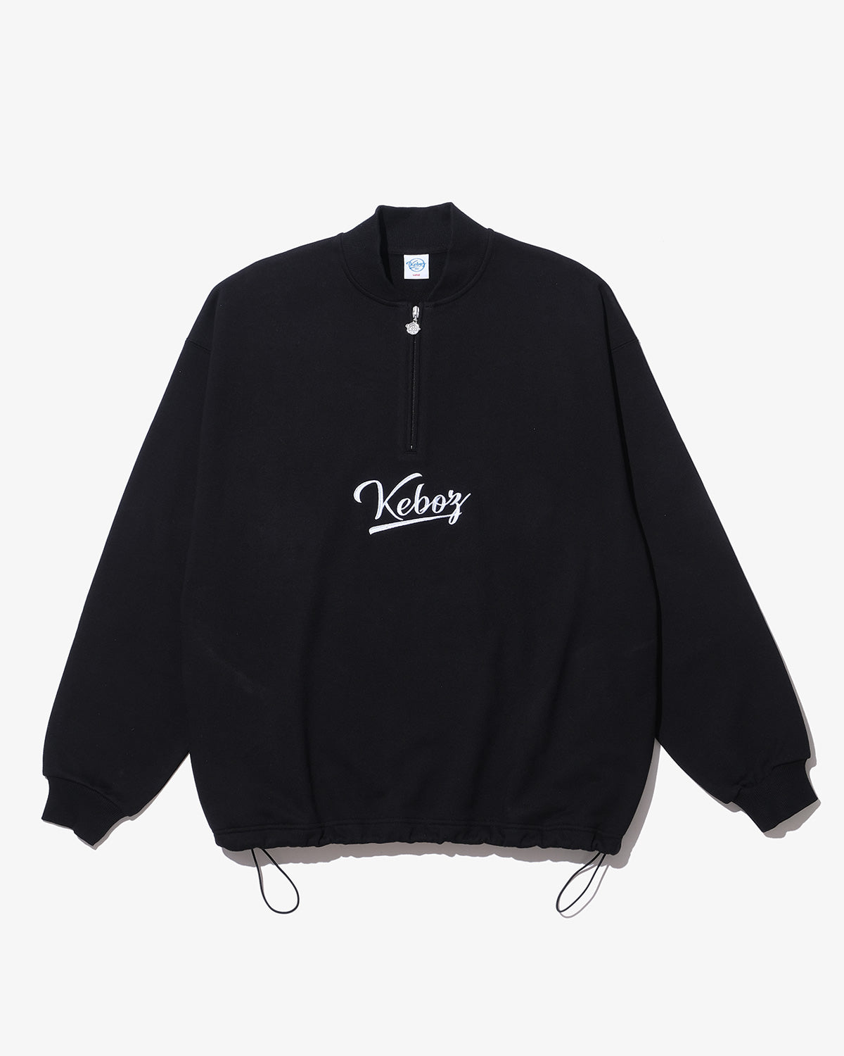 HALF ZIP SWEAT VARSITY JACKET