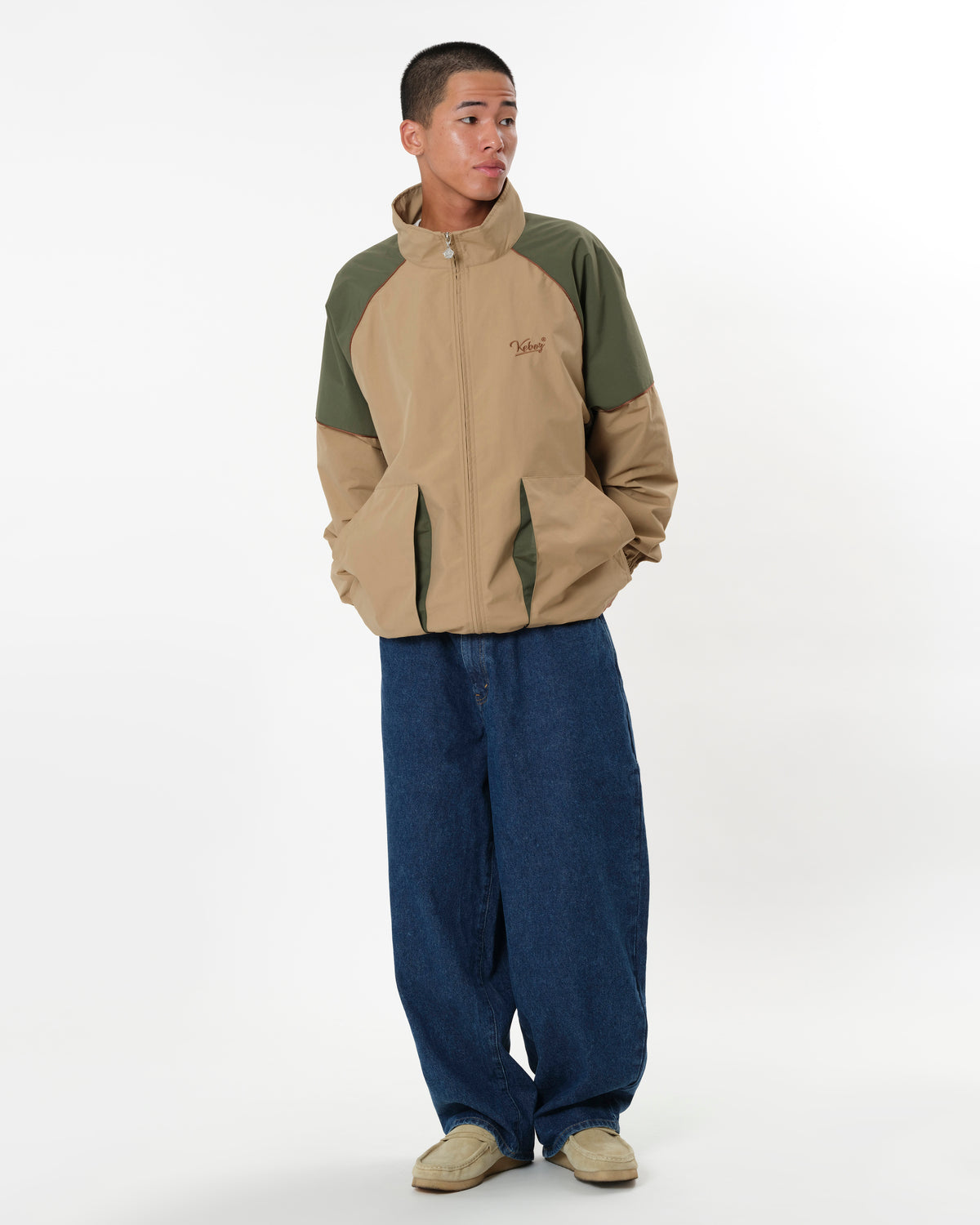 BB 3-LAYER NYLON TRACK JACKET