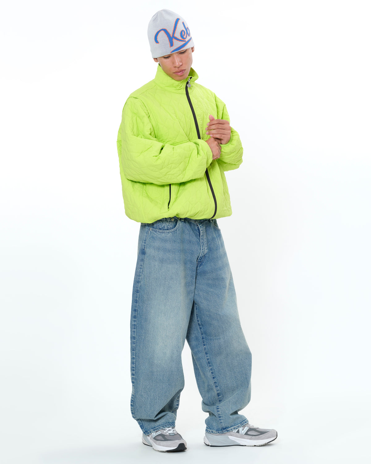 BALL QUILTING CONVERTIBLE JACKET