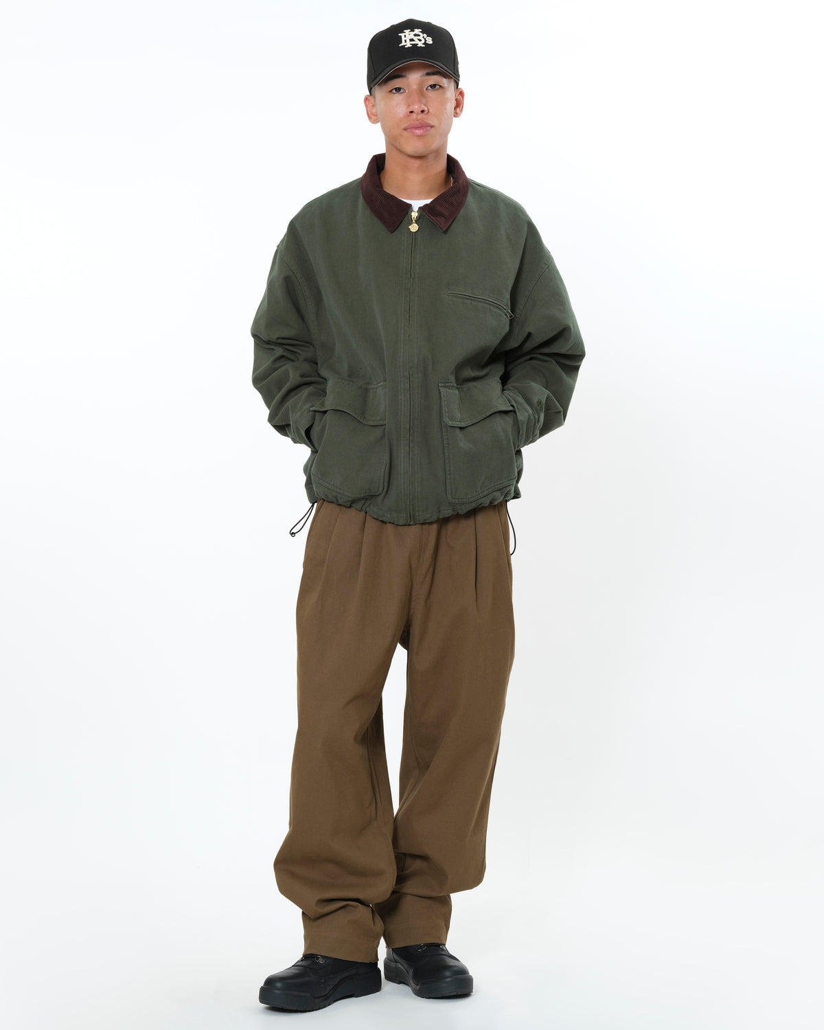 COTTON TWILL EASY PANTS