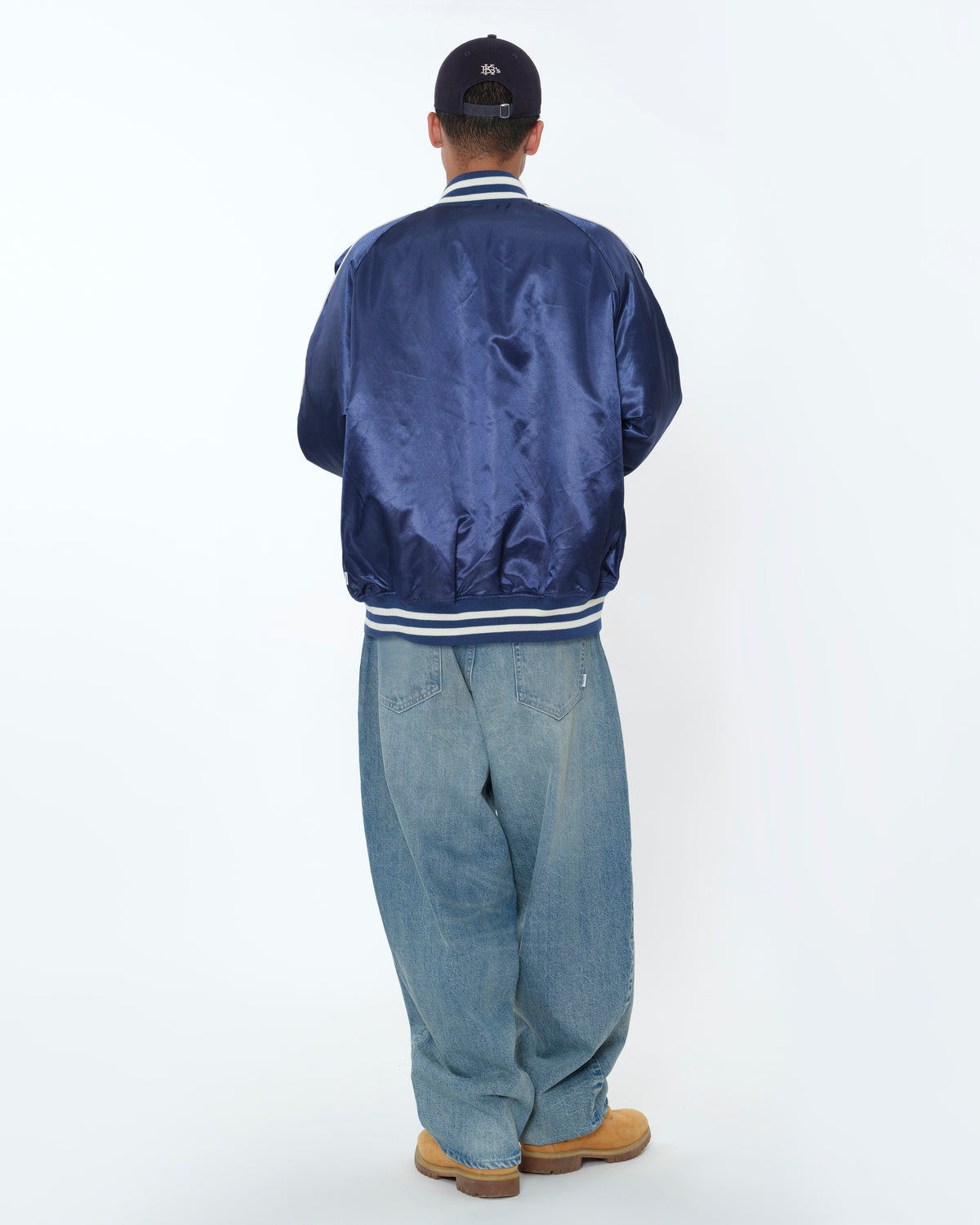 SATIN VARSITY JACKET