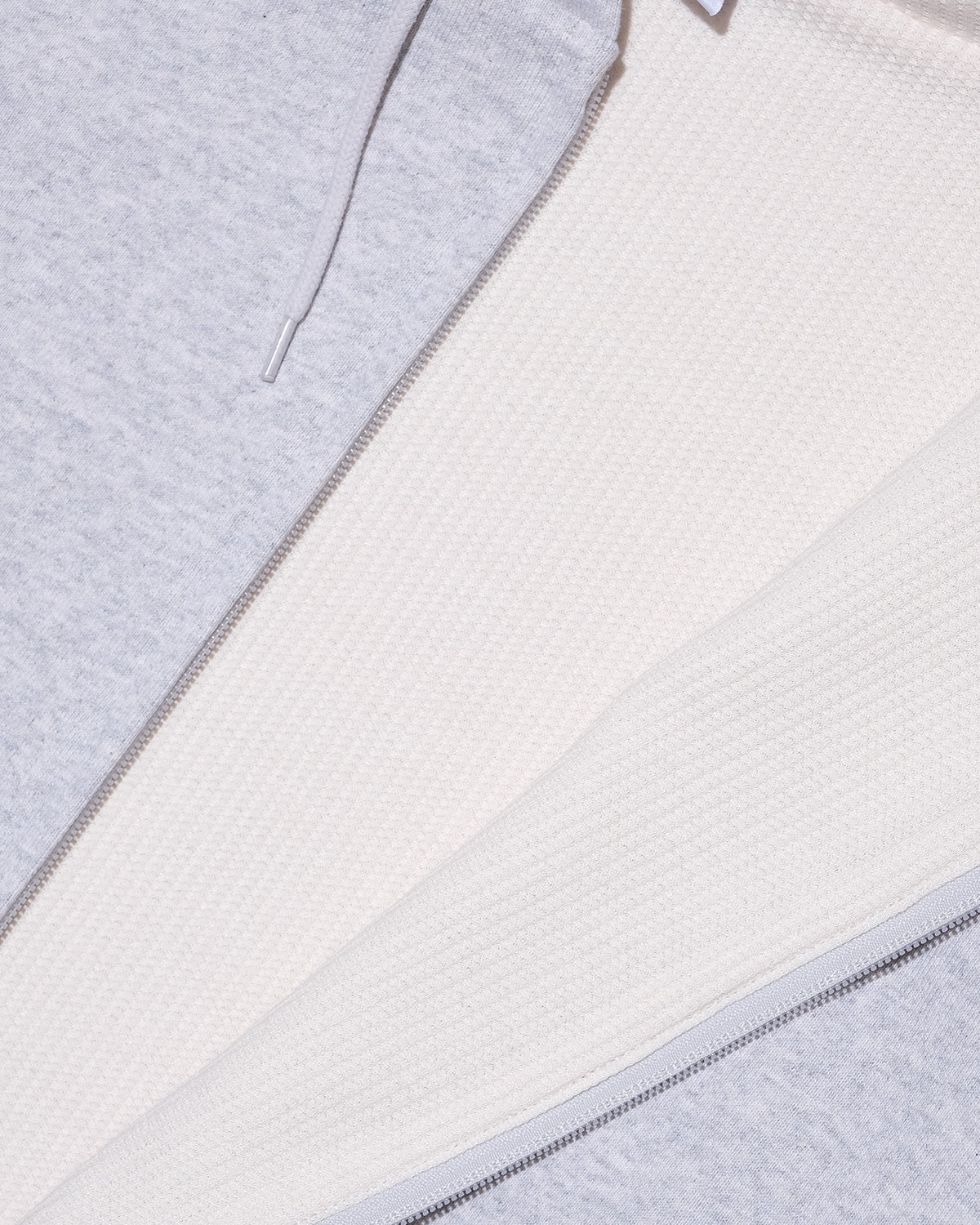 EFG WAFFLE LINING SWEAT FULL ZIP HOODIE