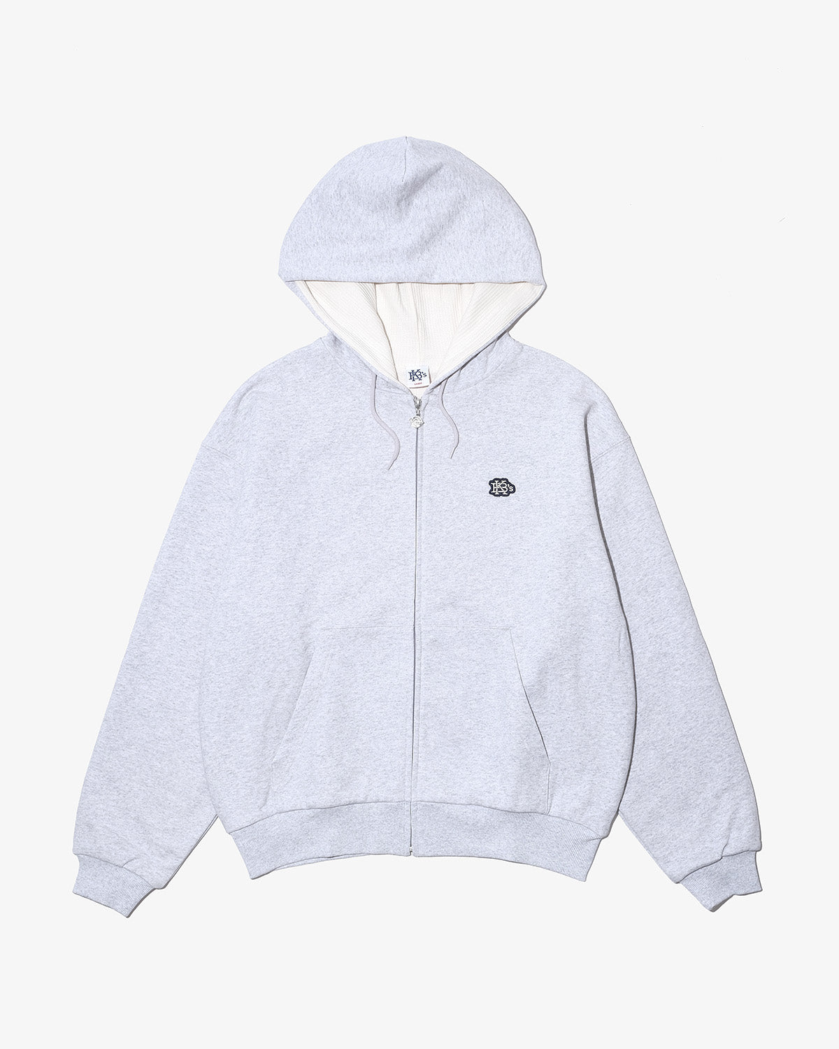 EFG WAPPEN WAFFLE LINING SWEAT FULL ZIP HOODIE