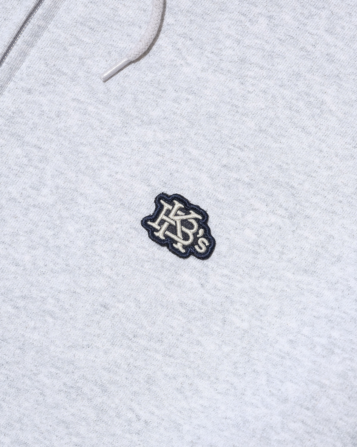 EFG WAPPEN WAFFLE LINING SWEAT FULL ZIP HOODIE