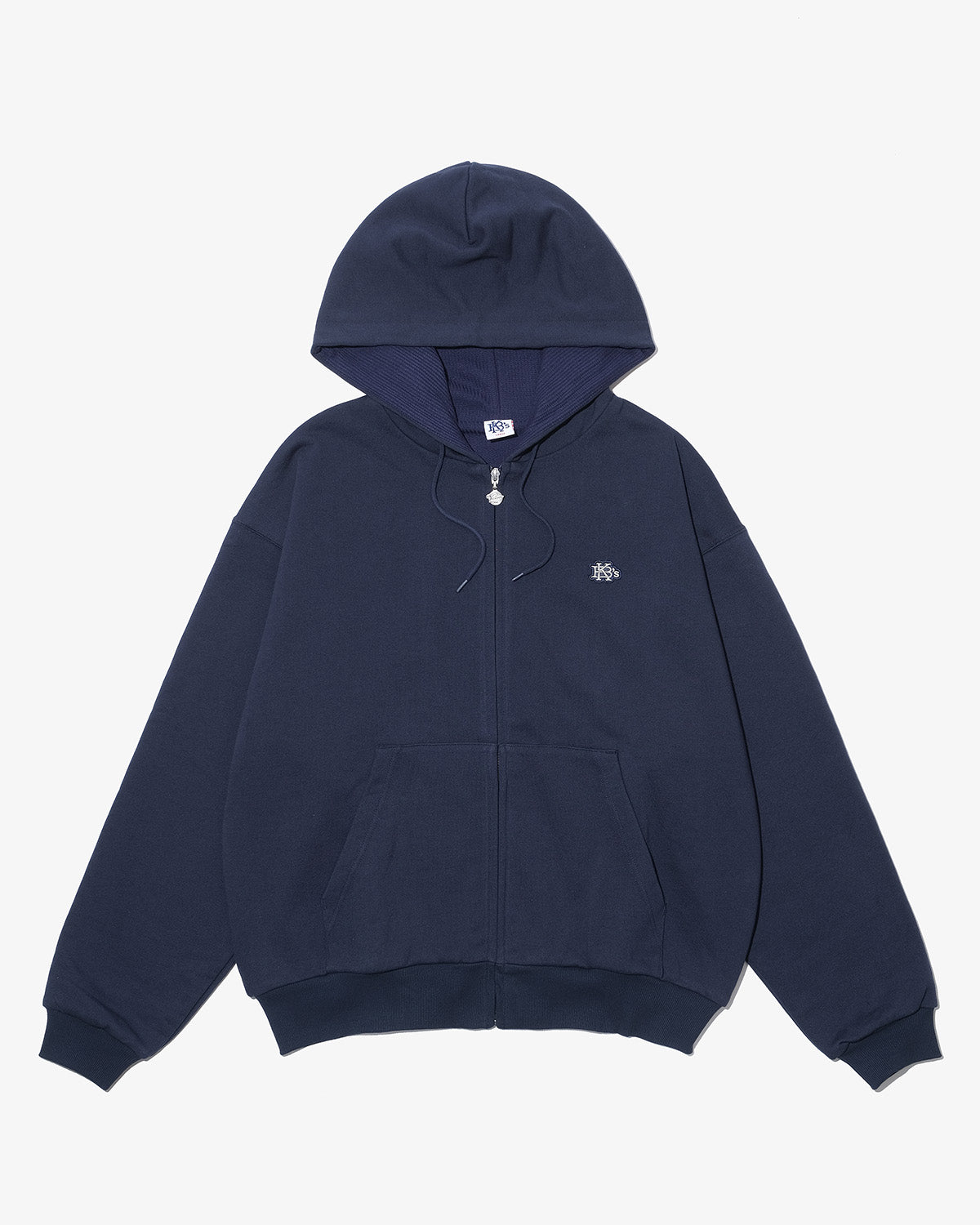 EFG WAPPEN WAFFLE LINING SWEAT FULL ZIP HOODIE