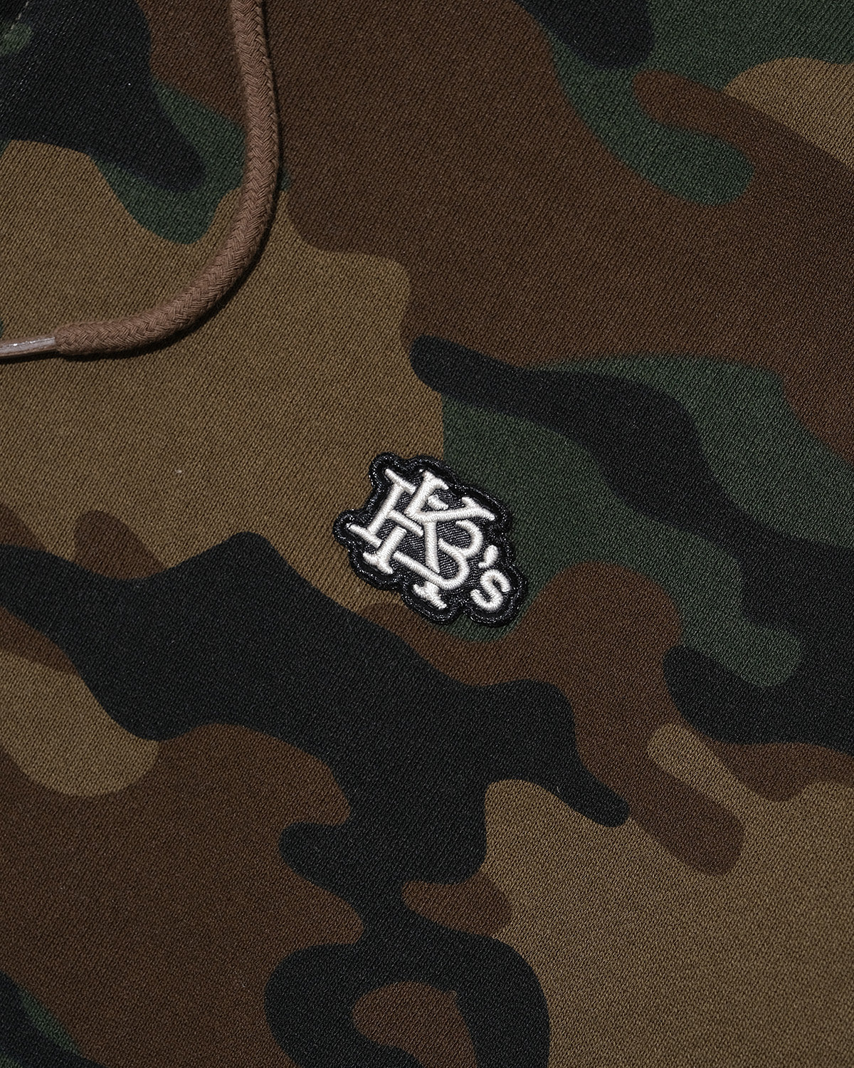 EFG WAPPEN WAFFLE LINING SWEAT FULL ZIP HOODIE