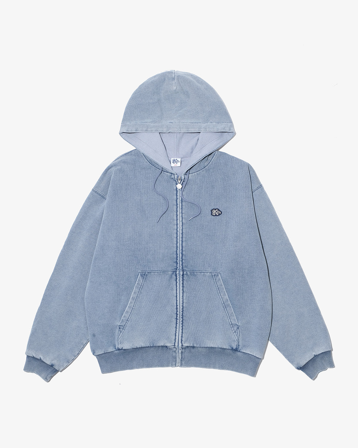 EFG WAPPEN WAFFLE LINING SWEAT FULL ZIP HOODIE