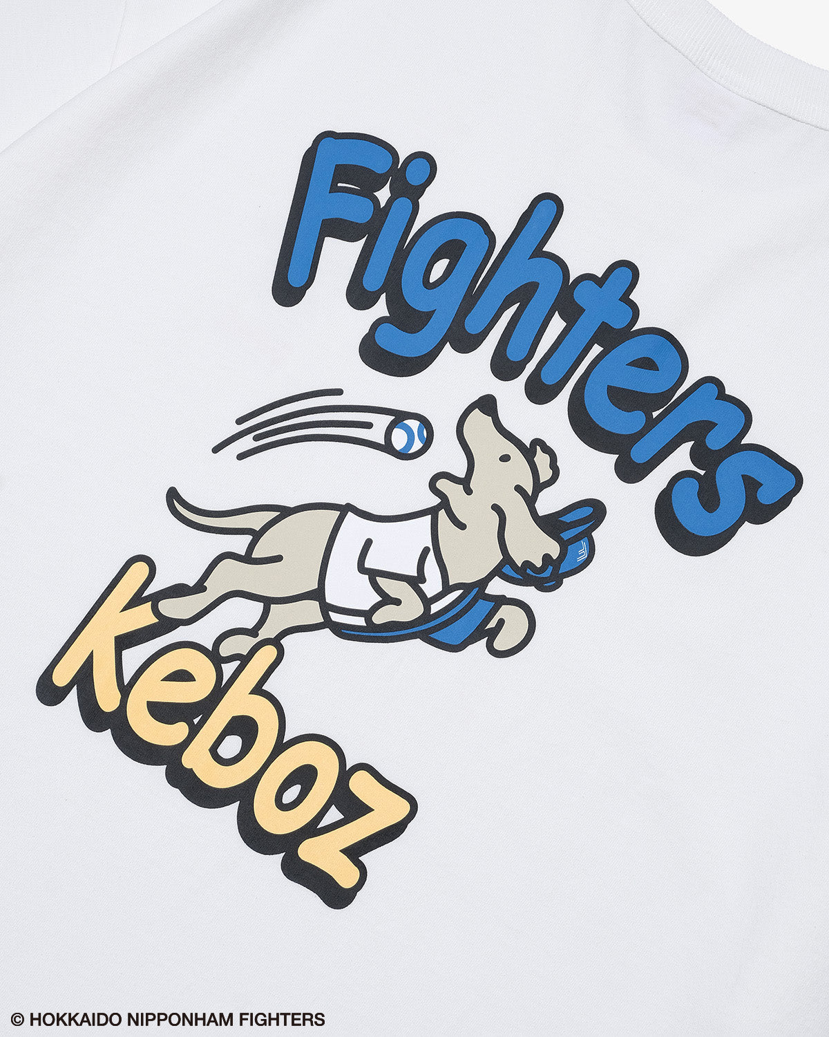 FIGHTERS × KEBOZ BASEBALL DOG  S/S TEE