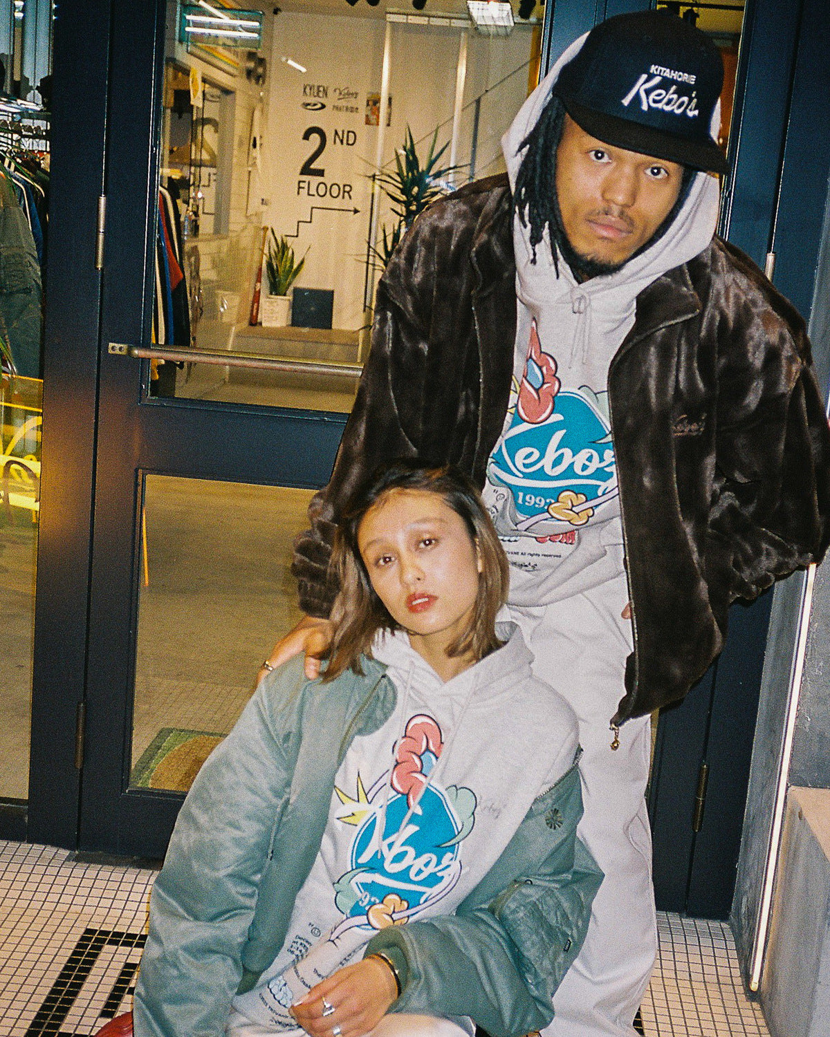 FLEUR × KEBOZ BB BOOT SWEAT HOODIE