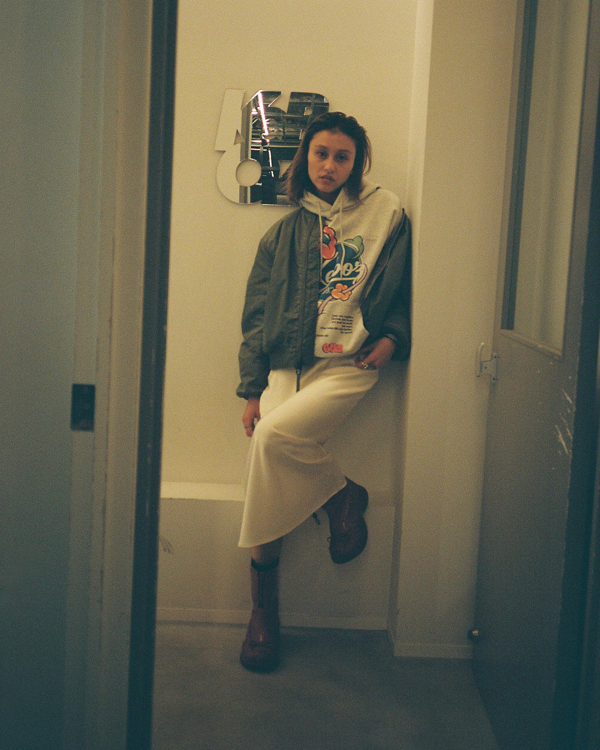 FLEUR × KEBOZ BB BOOT SWEAT HOODIE