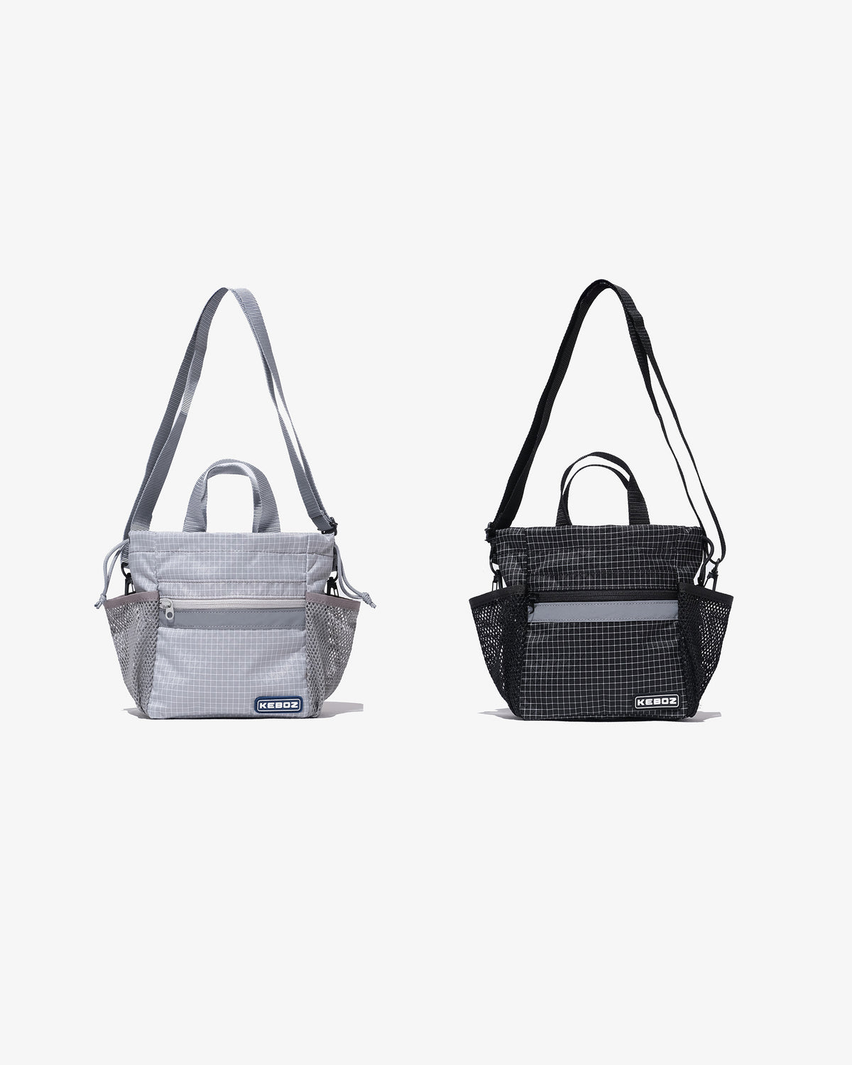 GRID CHECK MINI SQUARE BAG