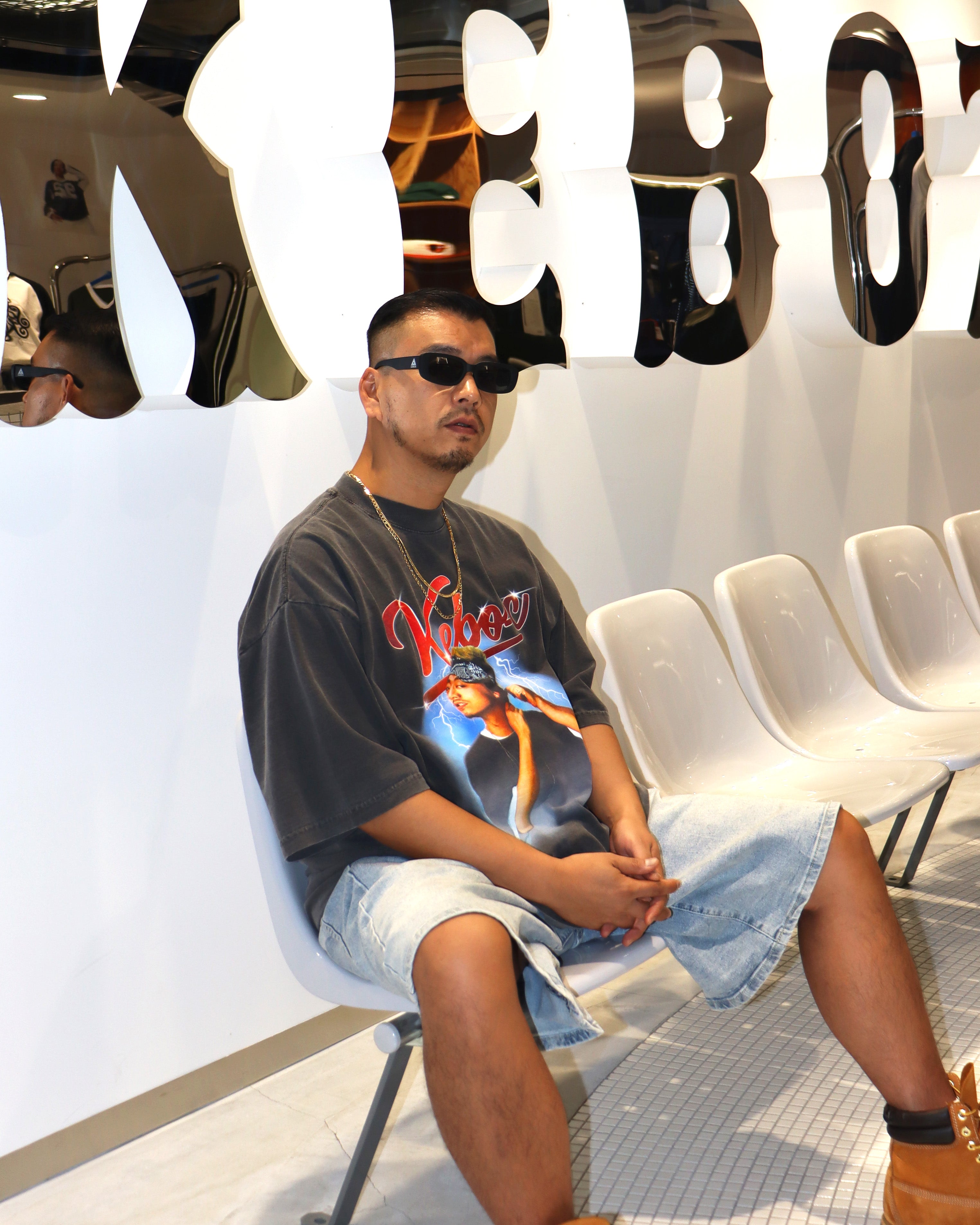 KUBO-C × KEBOZ WASHED S/S TEE