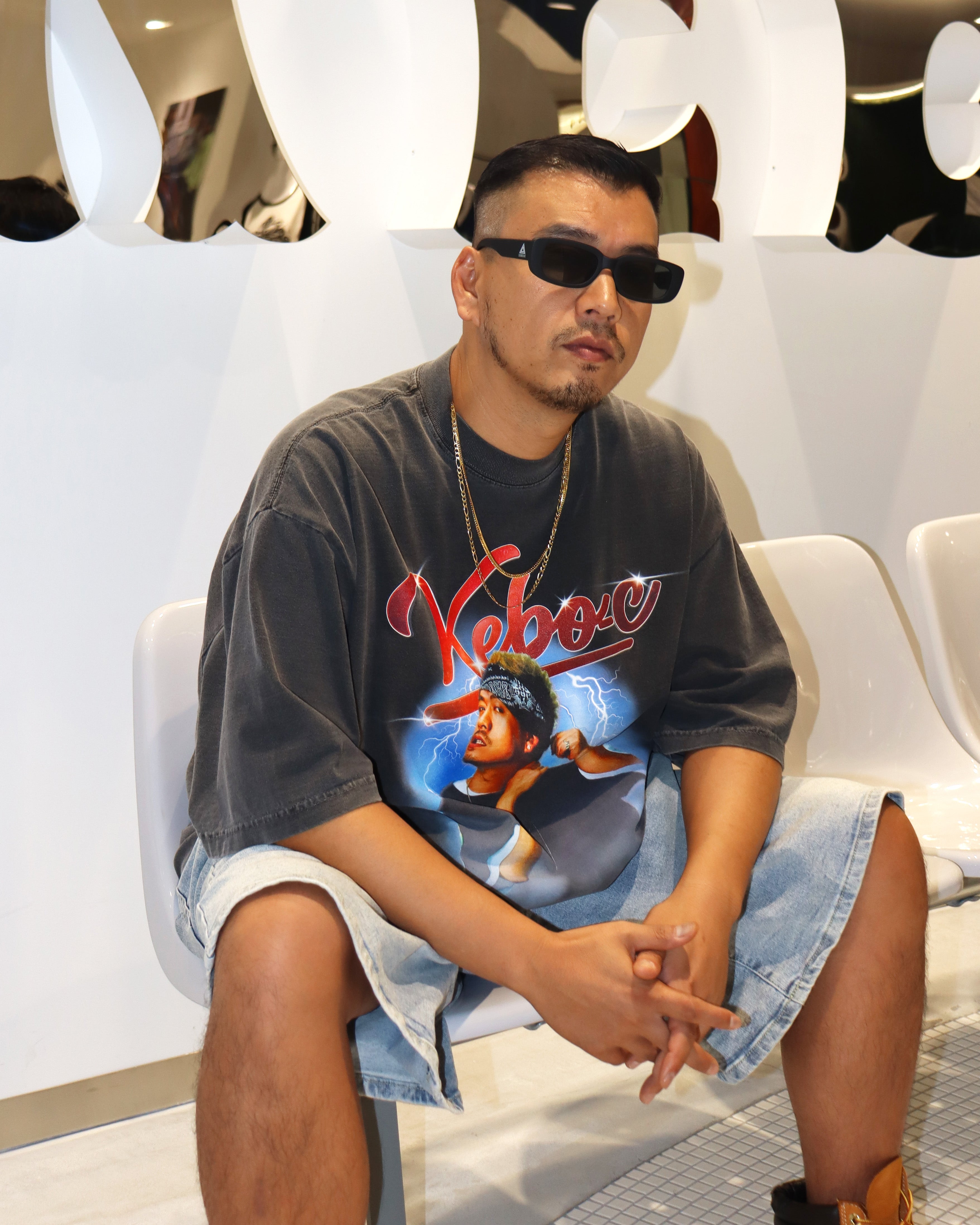 KUBO-C × KEBOZ WASHED S/S TEE