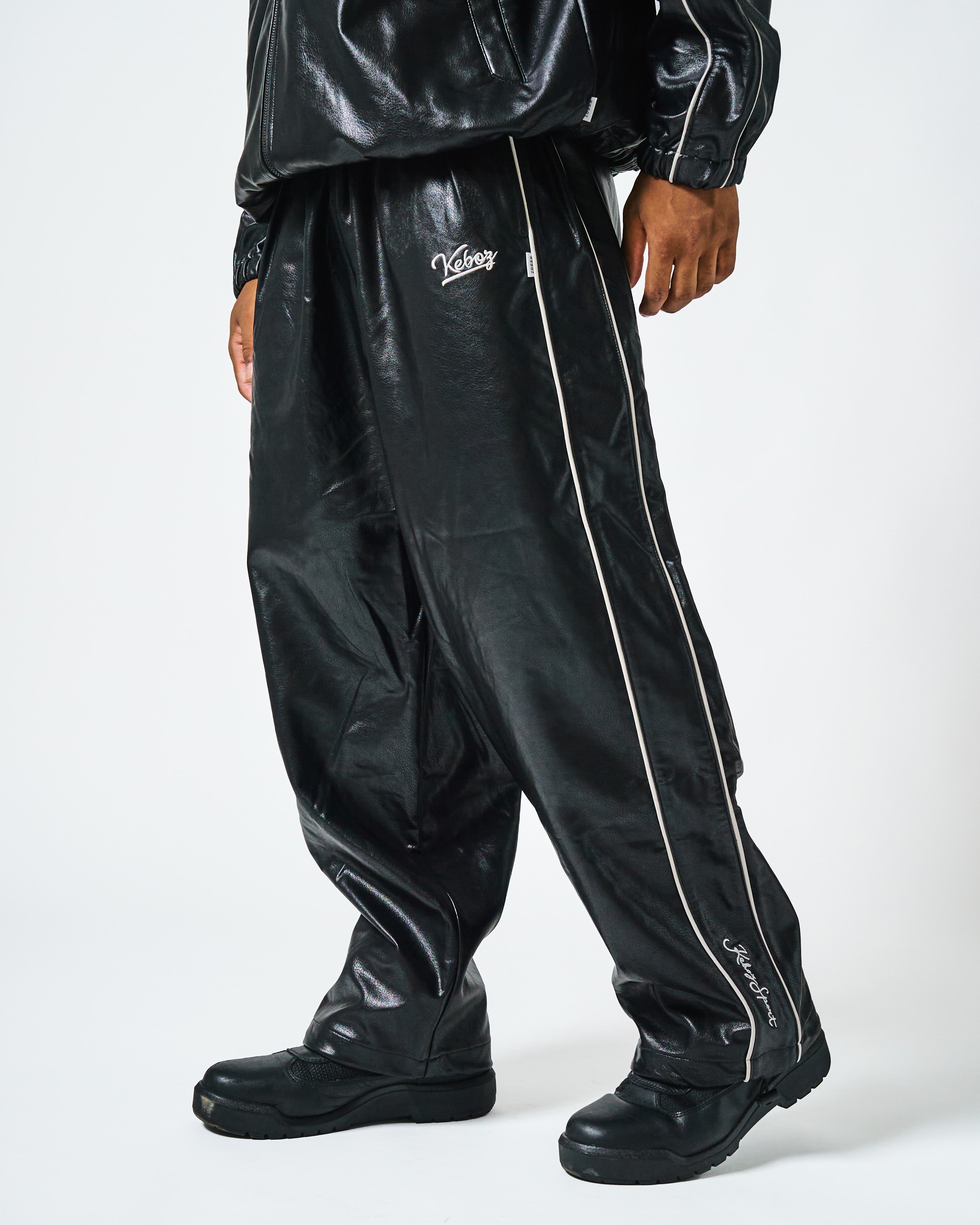 Heve rubber pants ラバーパンツ　38 FAUX LEATHER PANTS