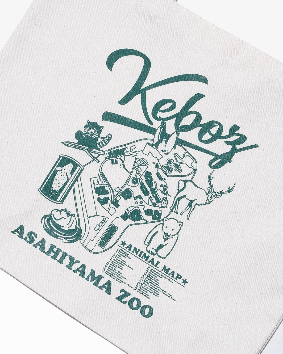 KEBOZ ASAHIYAMA ZOO TOTE BAG
