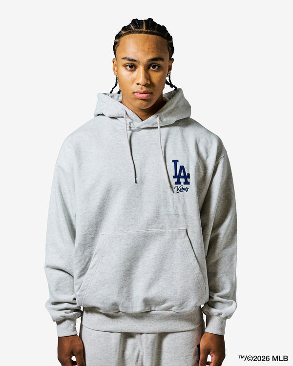 KEBOZ × MLB LOS ANGELES DODGERS LOGO SWEAT HOODIE