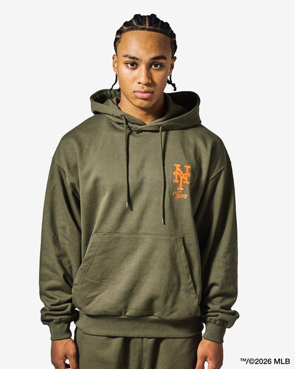 KEBOZ × MLB NEW YORK METS  LOGO SWEAT HOODIE