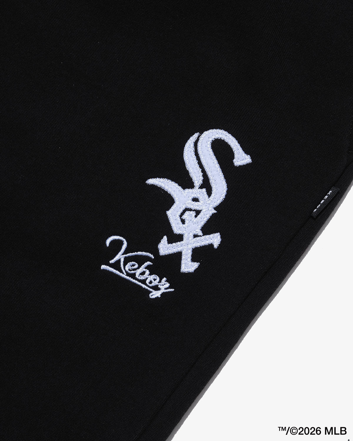 KEBOZ × MLB CHICAGO WHITE SOX LOGO SWEAT PANTS