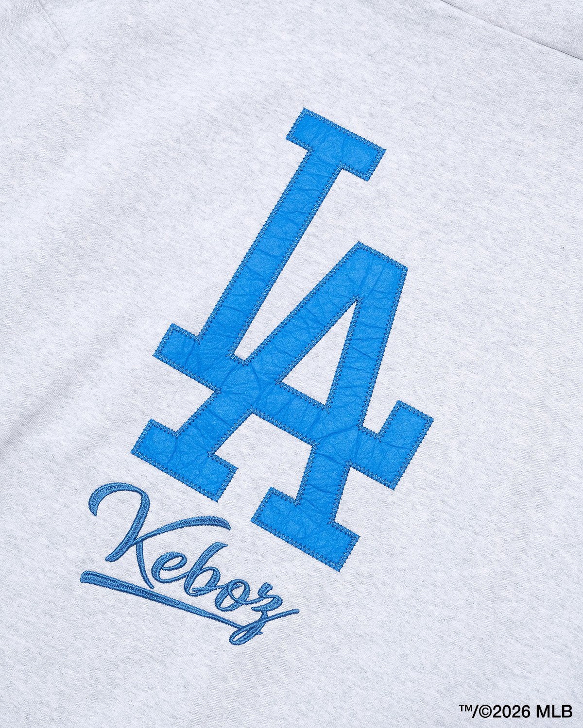 KEBOZ × MLB LOS ANGELES DODGERS LOGO SWEAT HOODIE