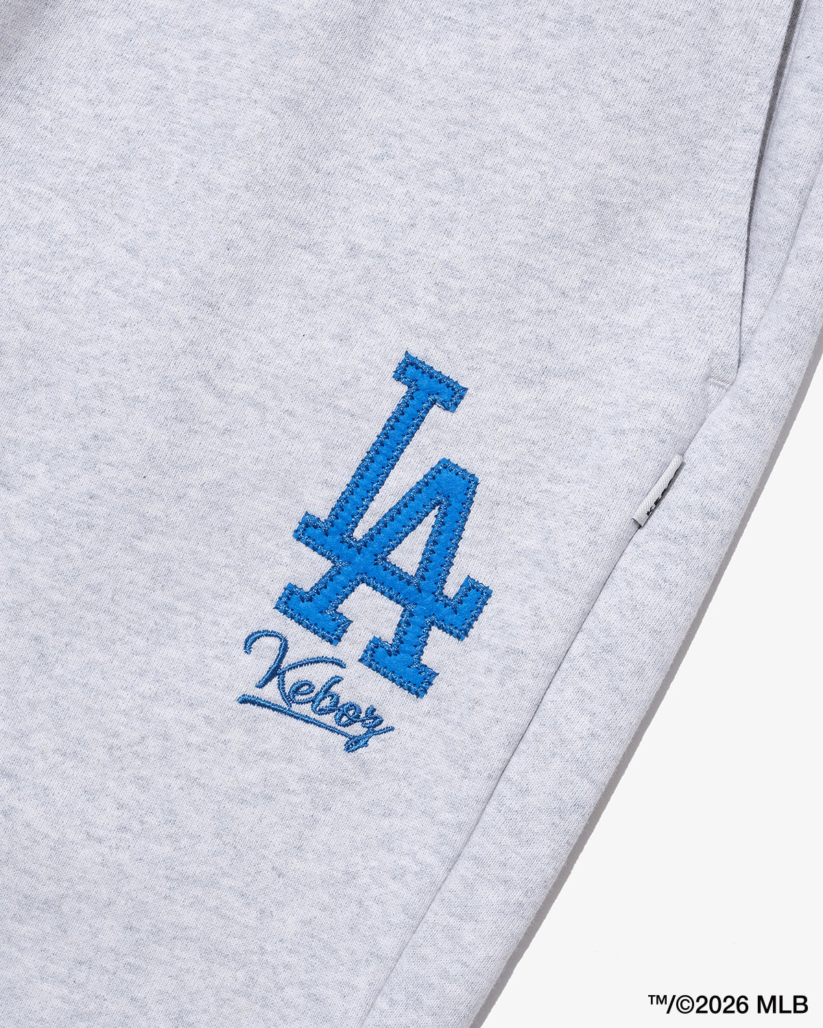 KEBOZ × MLB LOS ANGELES DODGERS LOGO SWEAT PANTS