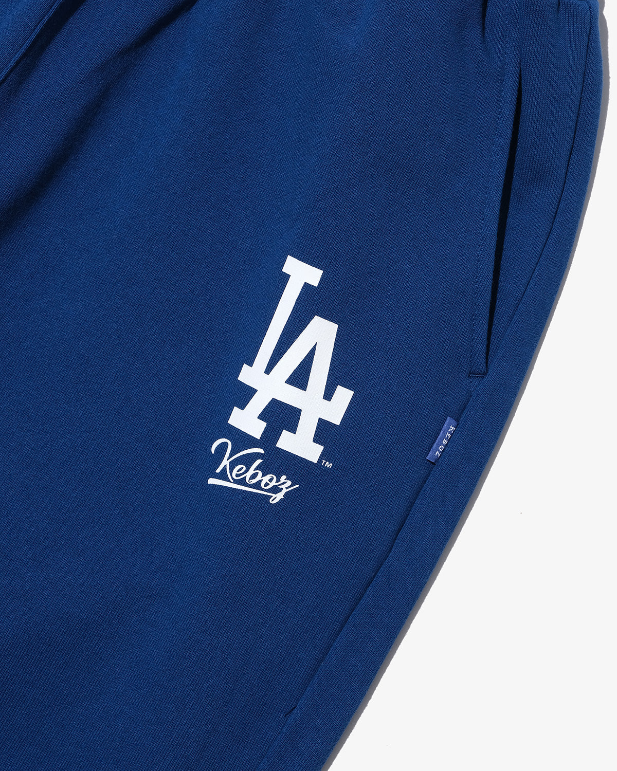KEBOZ × MLB LOS ANGELES DODGERS LOGO SWEAT PANTS