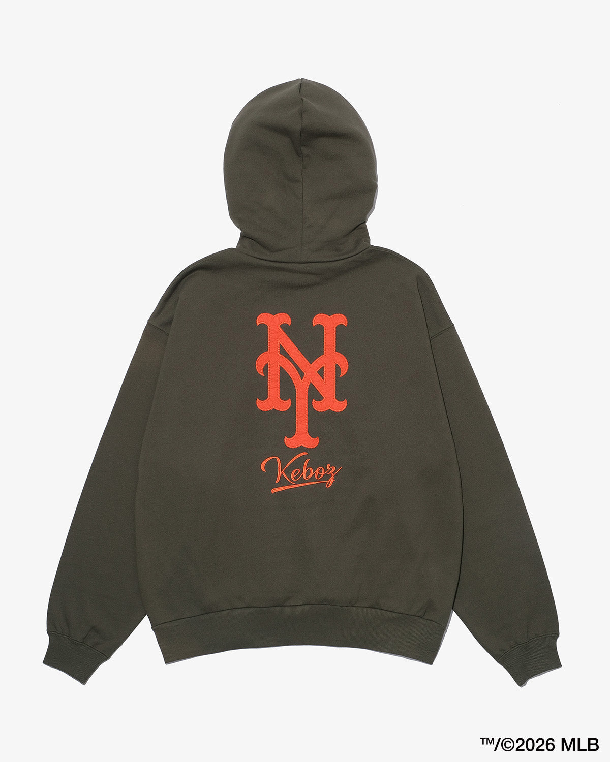 KEBOZ × MLB NEW YORK METS  LOGO SWEAT HOODIE